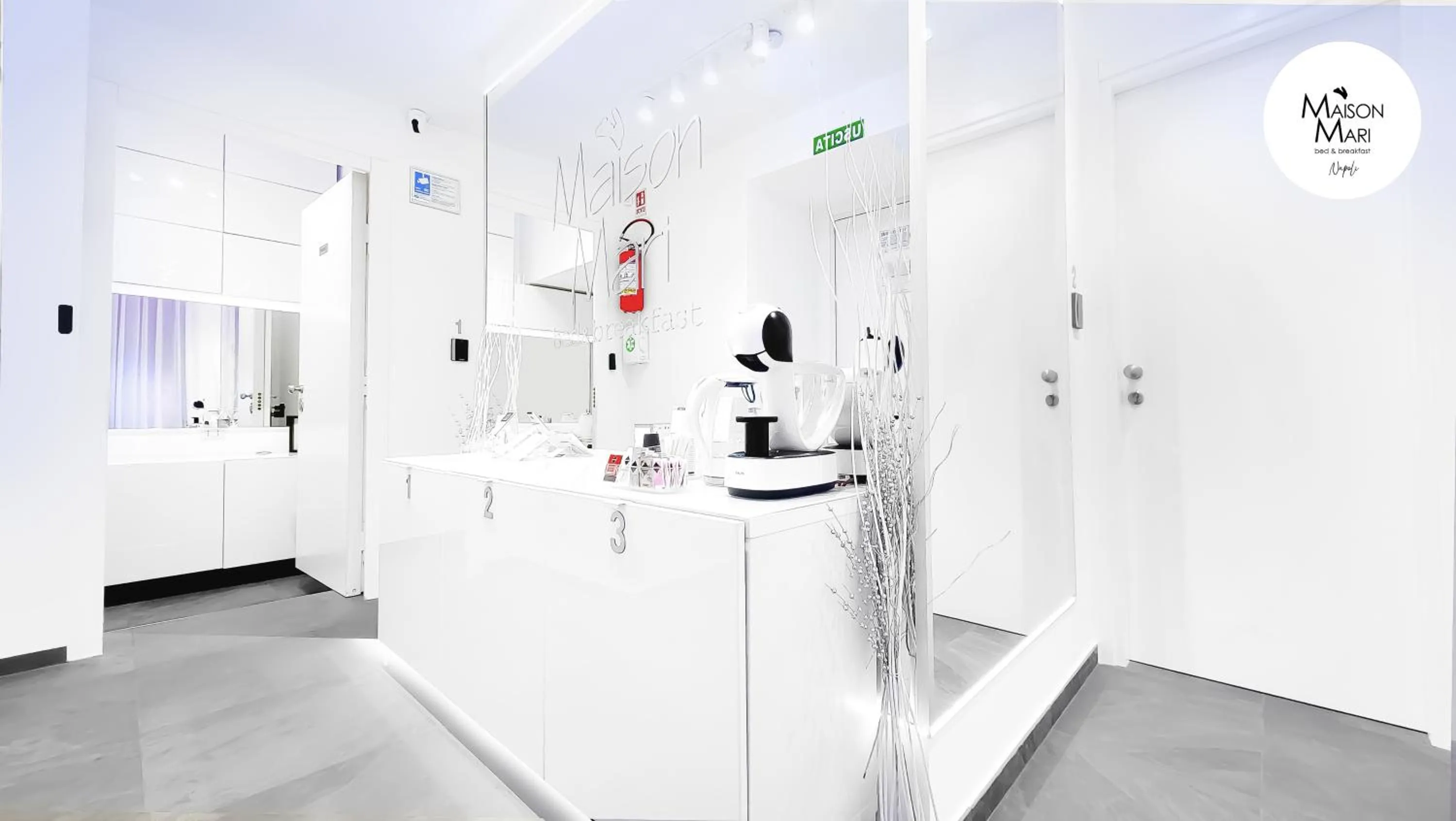 Lobby or reception in B&B Maison Mari