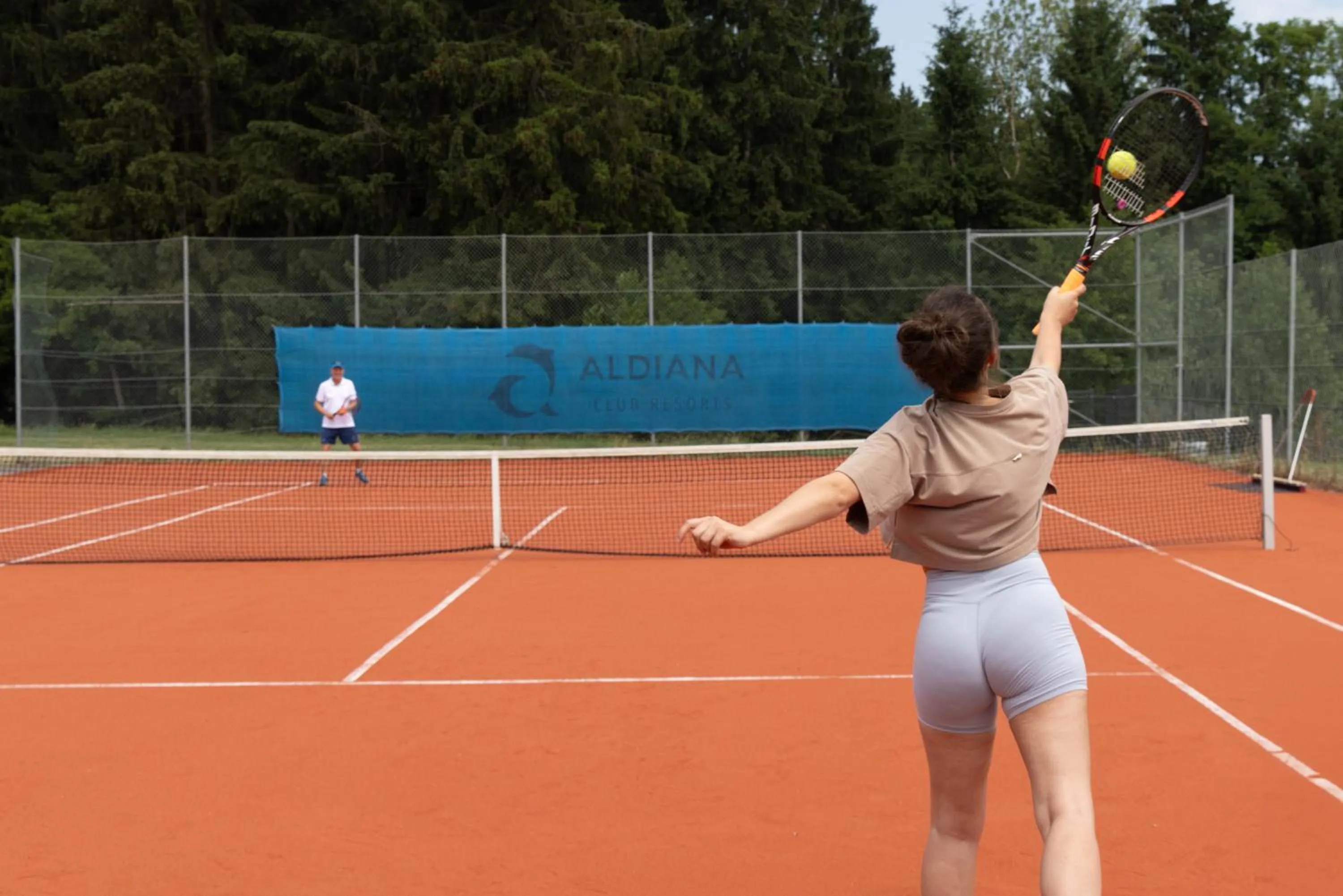 Tennis court in Aldiana Club Ampflwang