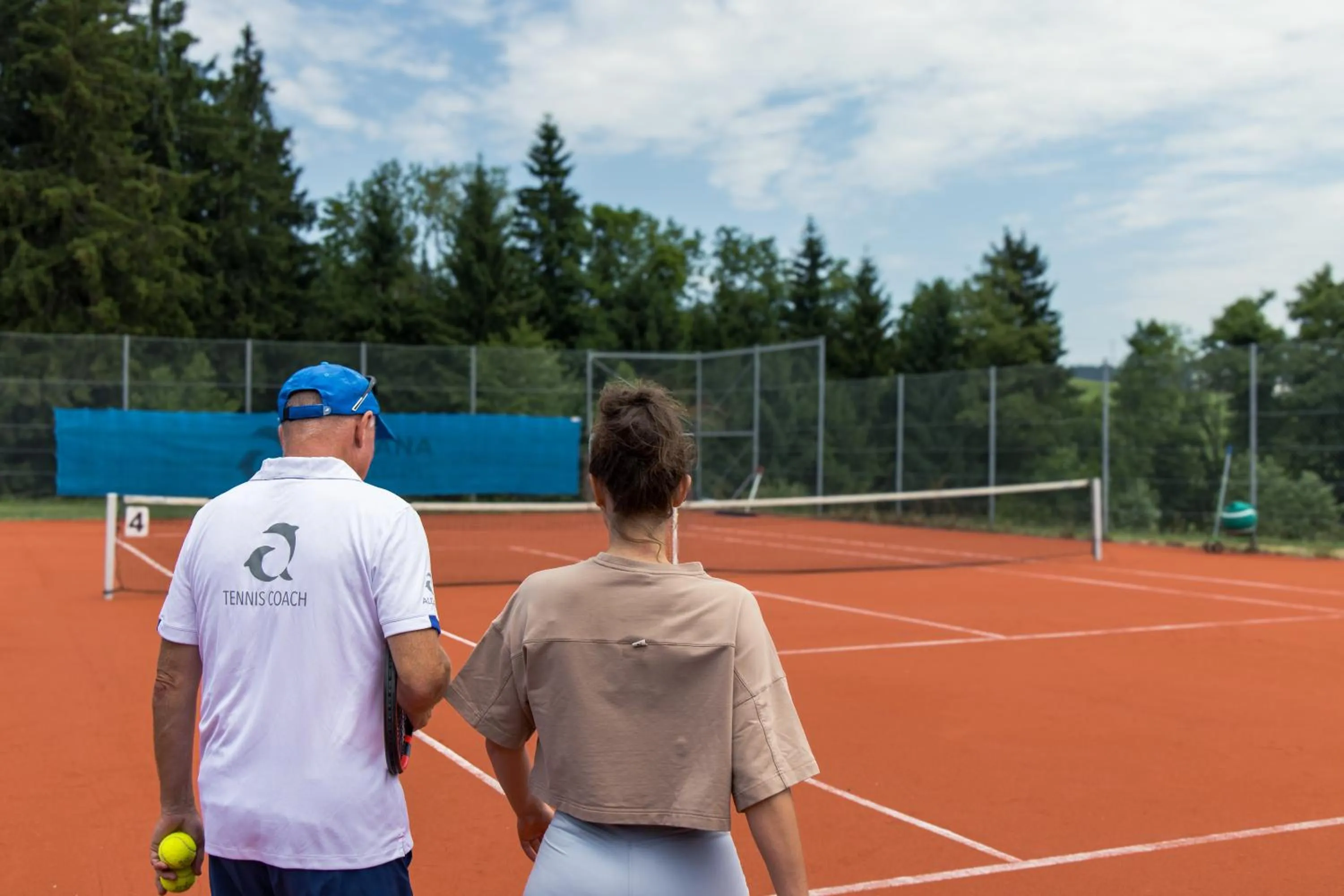 Tennis court in Aldiana Club Ampflwang