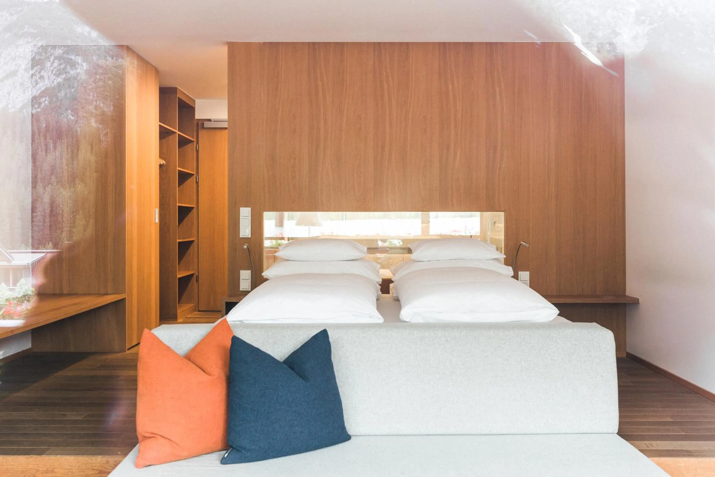 Bed in Rote Wand Gourmet Hotel, a Member of Design Hotels