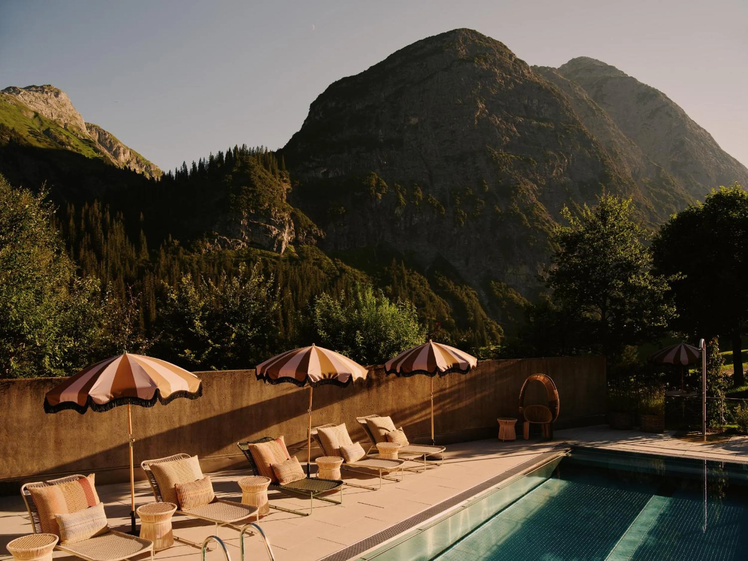 Natural landscape in Rote Wand Gourmet Hotel, a Member of Design Hotels