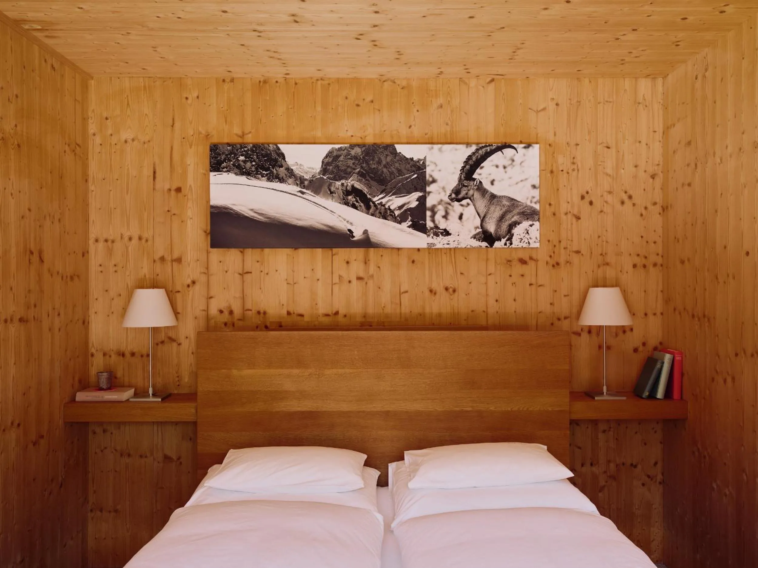 Bed in Rote Wand Gourmet Hotel, a Member of Design Hotels