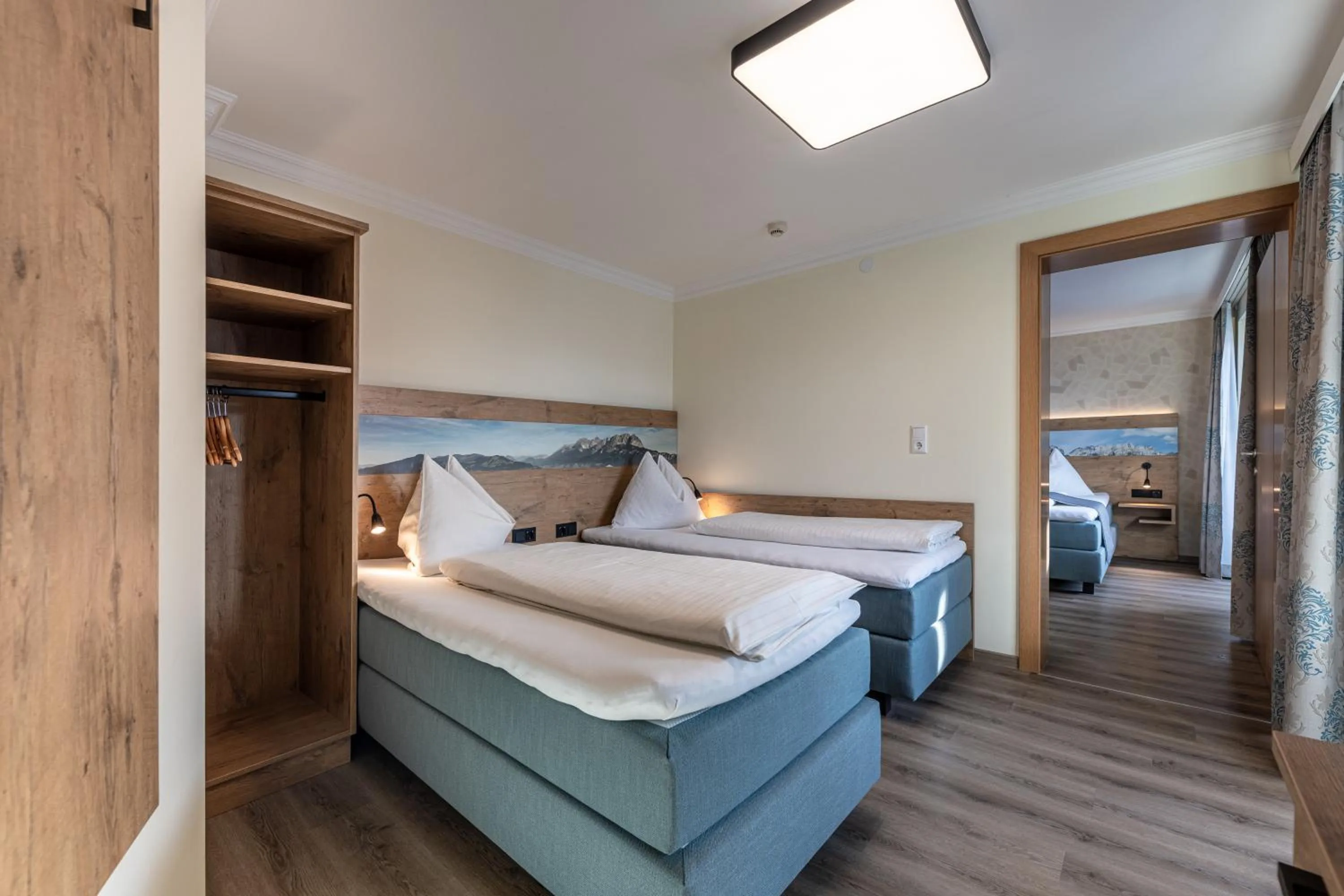 Bed in Hotel Fischer