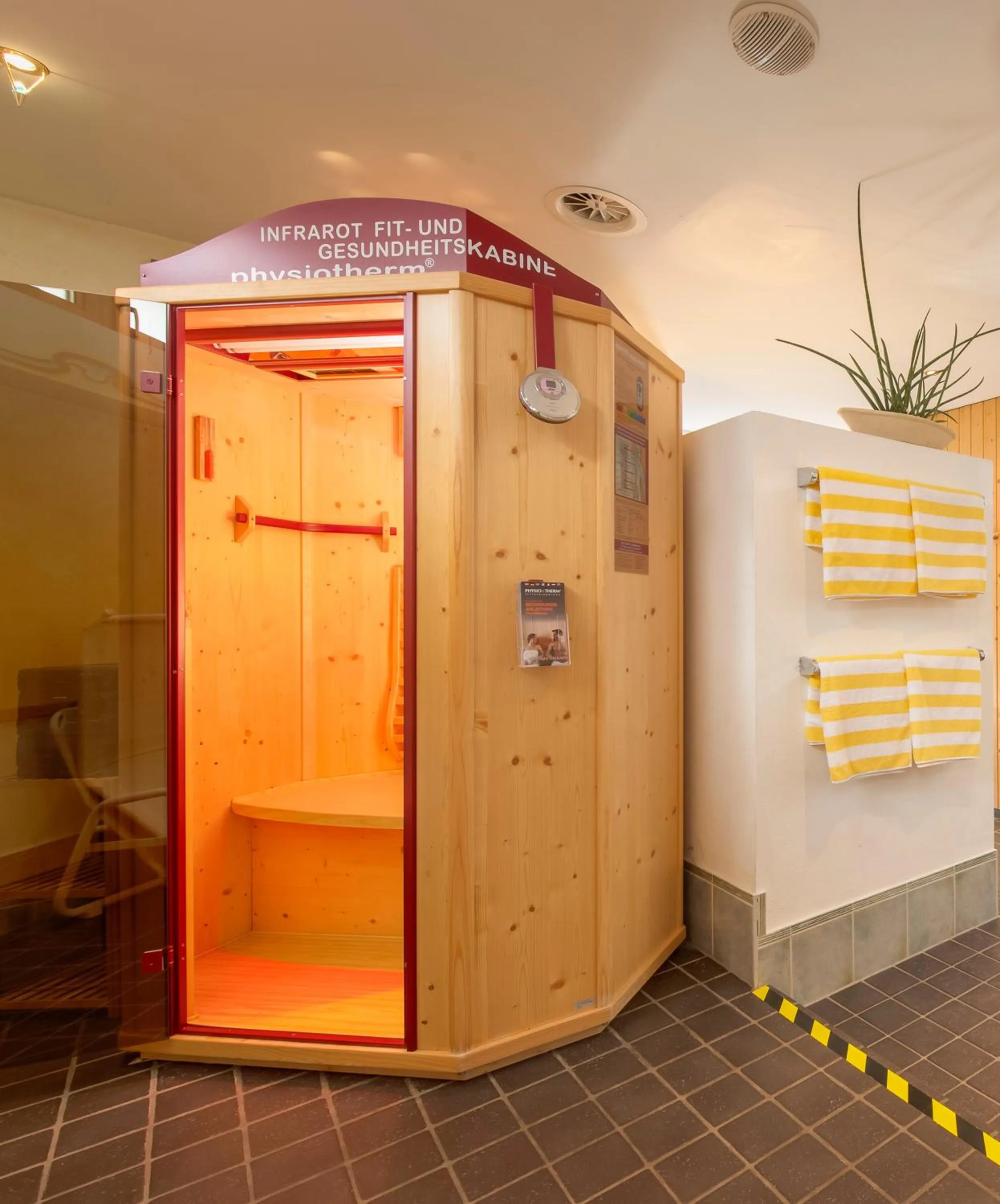 Steam room in Hotel Fischer