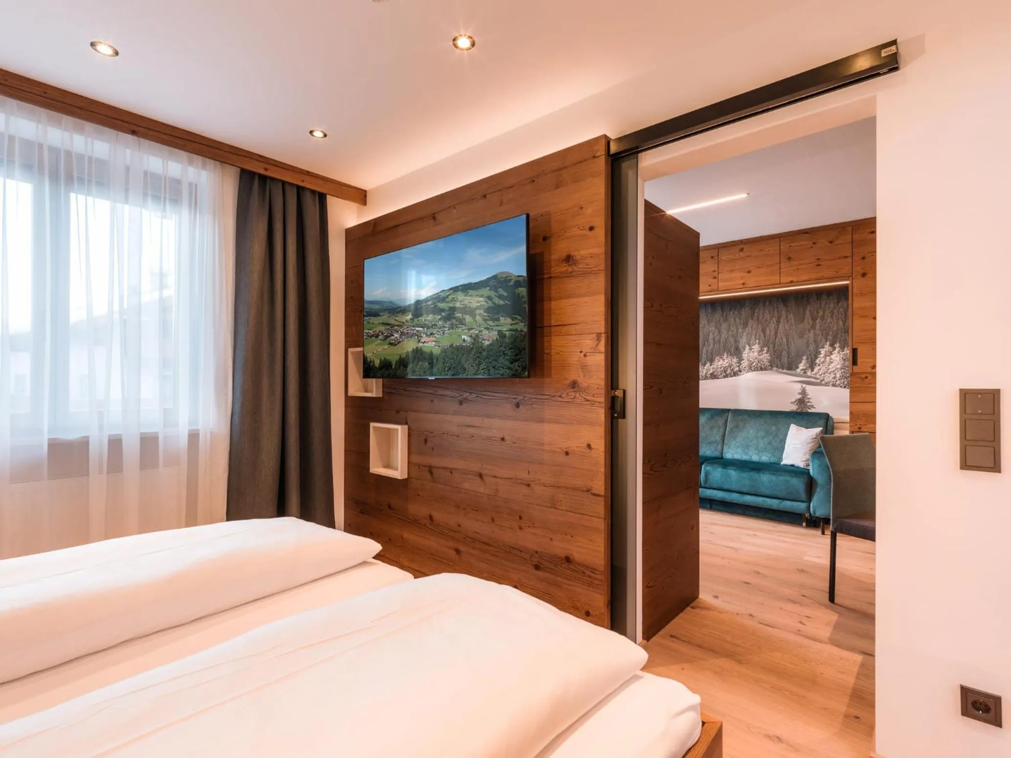 Bed in Hotel Jakobwirt Westendorf