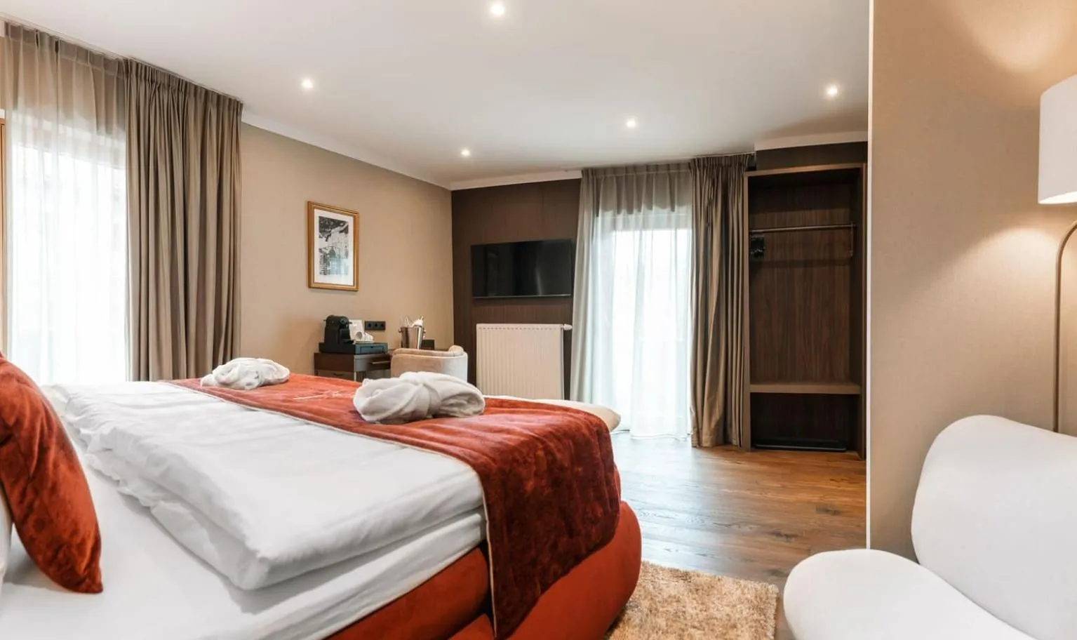 Bed in Hotel Jakobwirt Westendorf