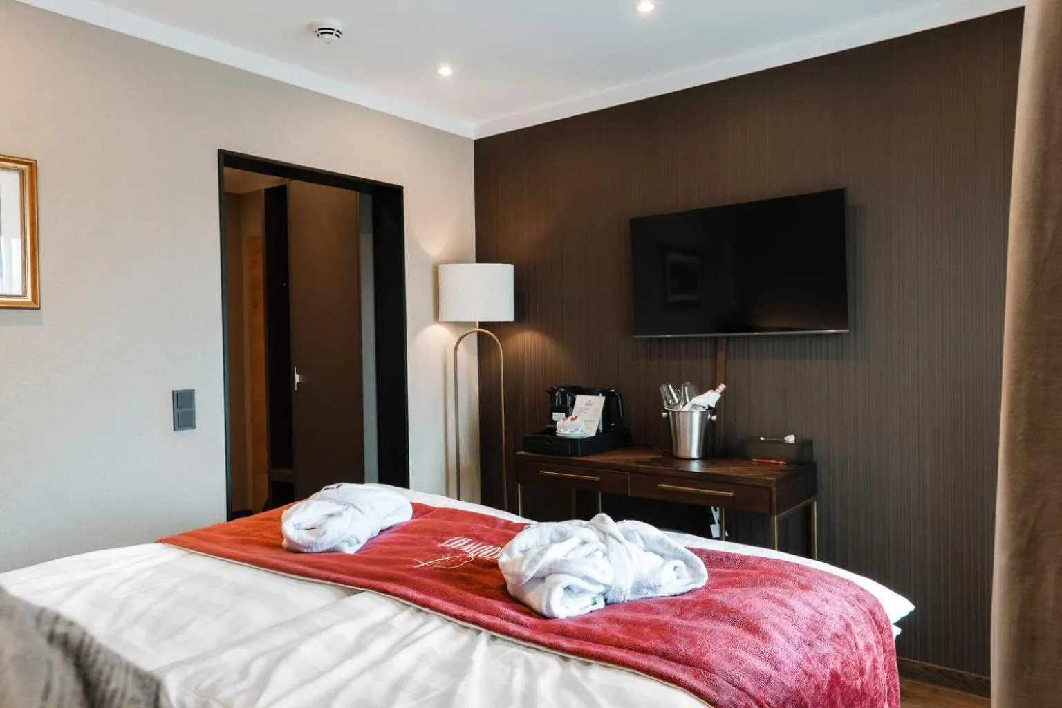 Bed in Hotel Jakobwirt Westendorf