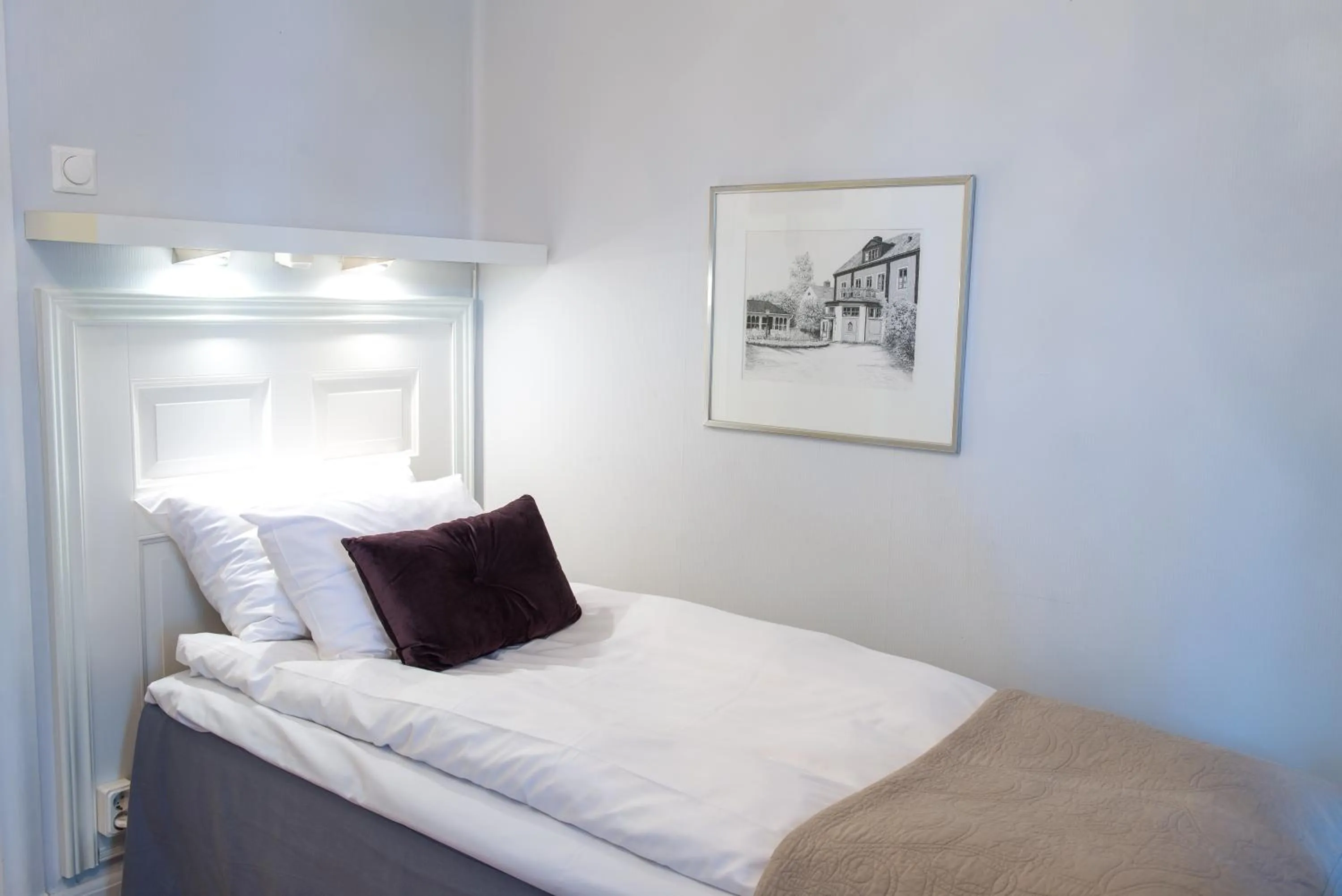 Bedroom, Bed in Slottshotellet