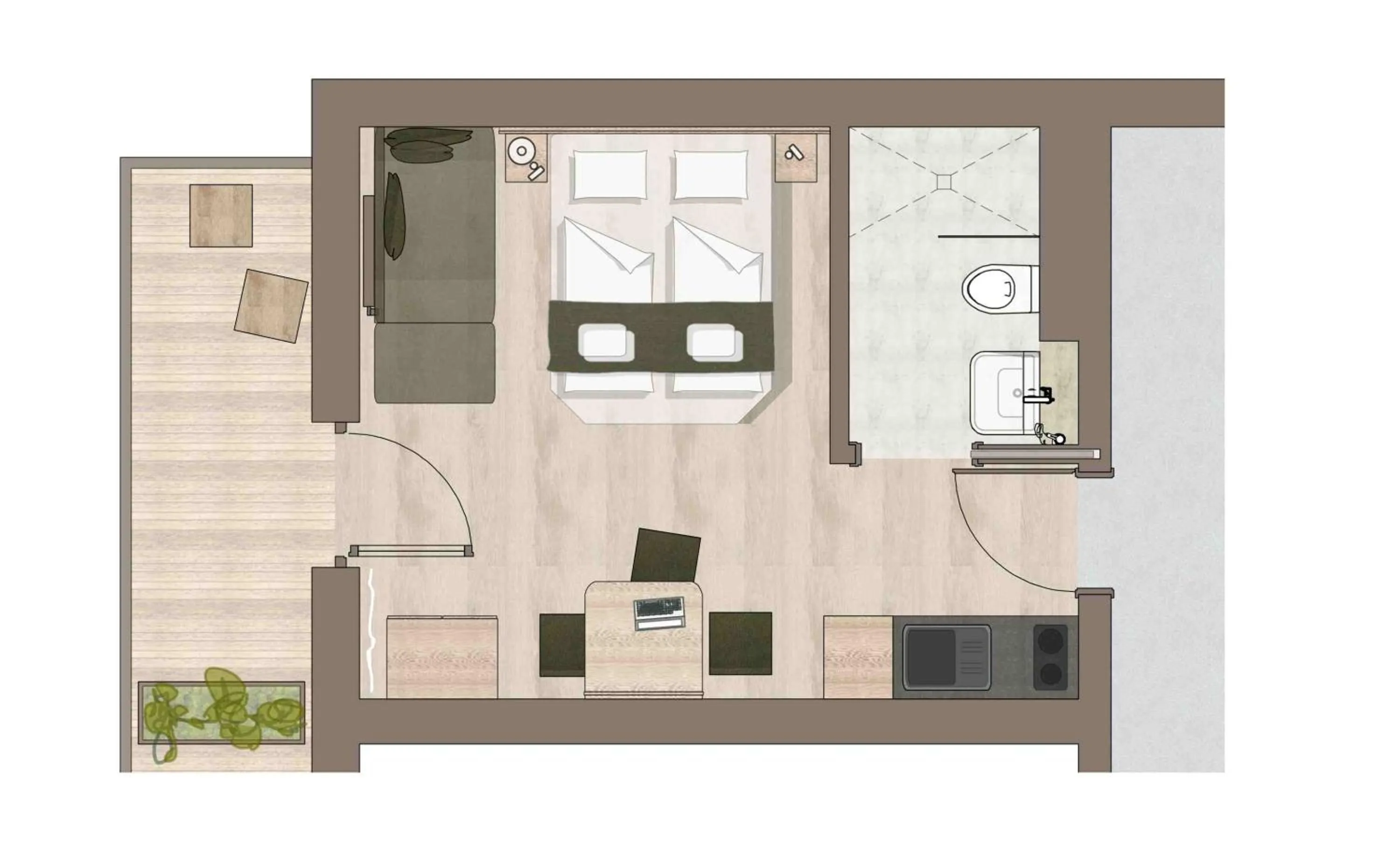 Photo of the whole room in Hotel Das Essigmanngut