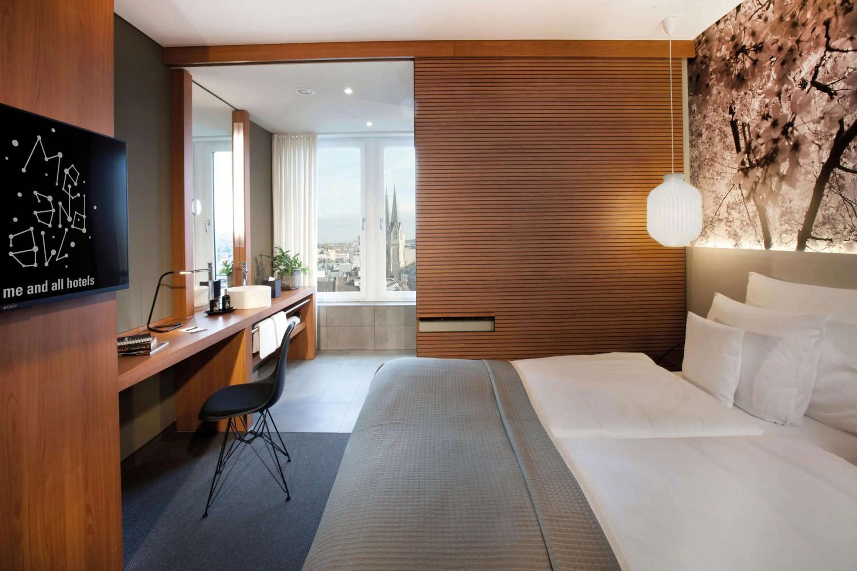 Bedroom, Bed in Me and All Hotel Dusseldorf, by Hyatt