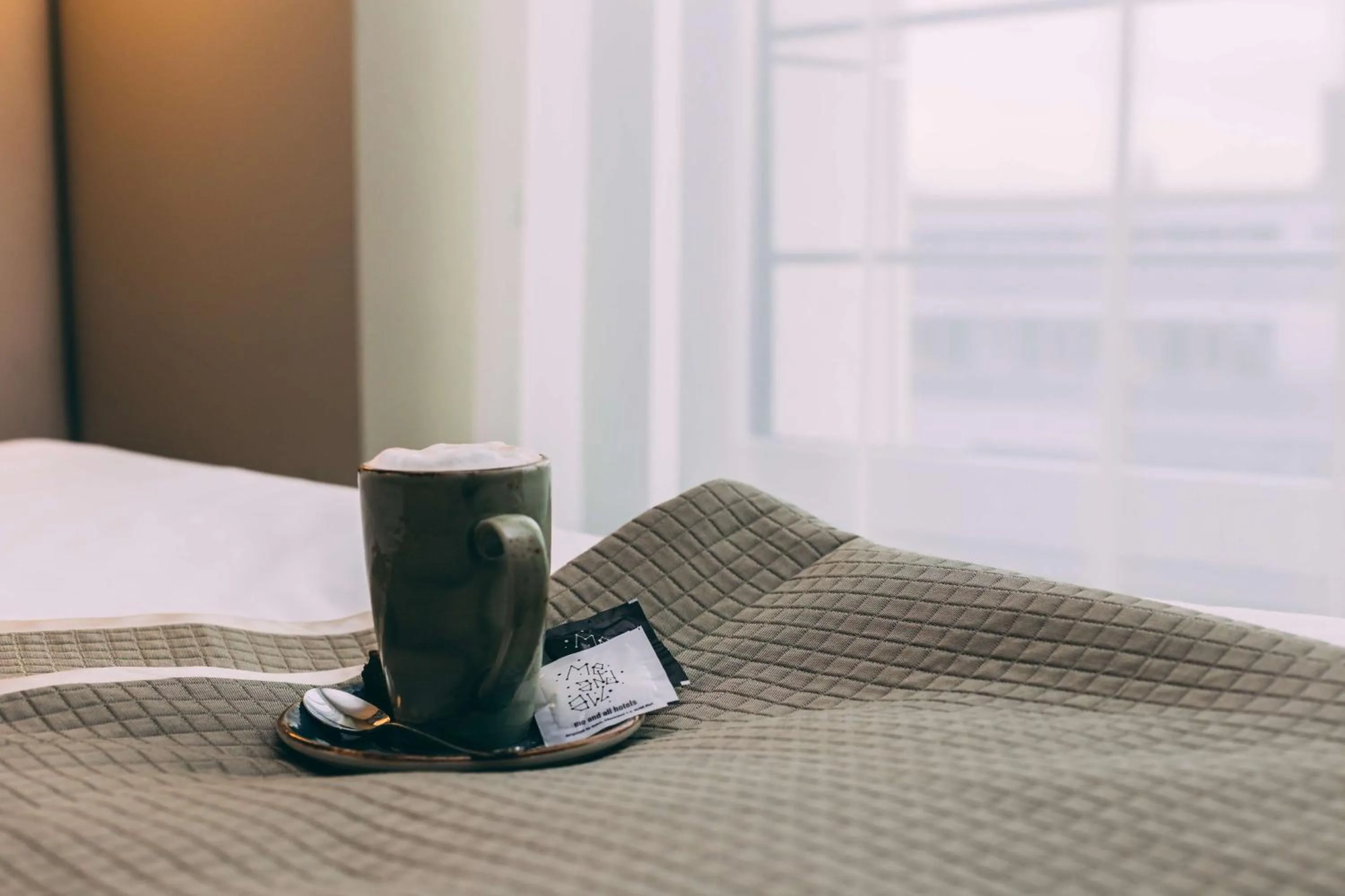 Bedroom, Bed in Me and All Hotel Dusseldorf, by Hyatt