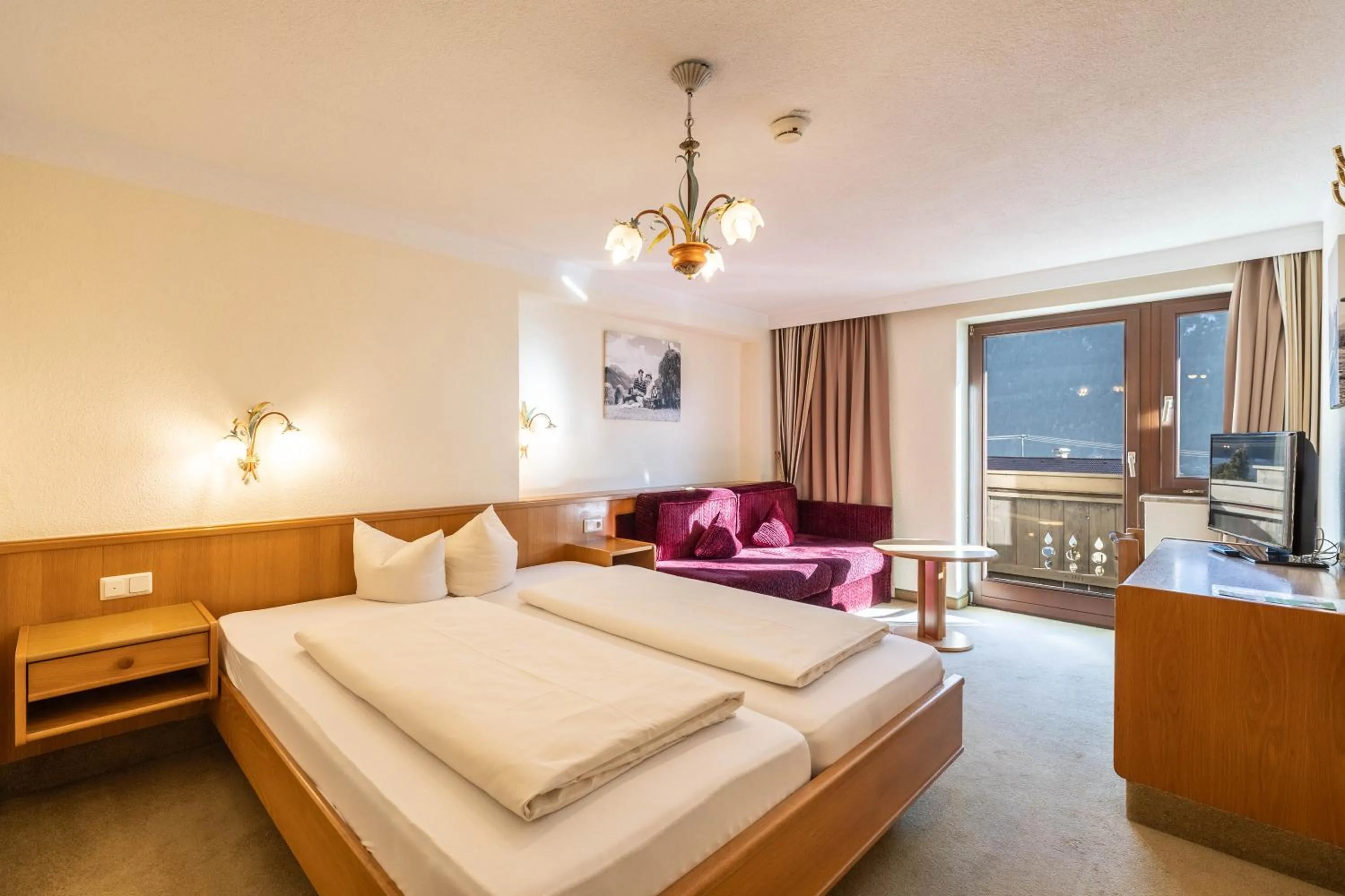 Bed in keyone rooms Tarrenz