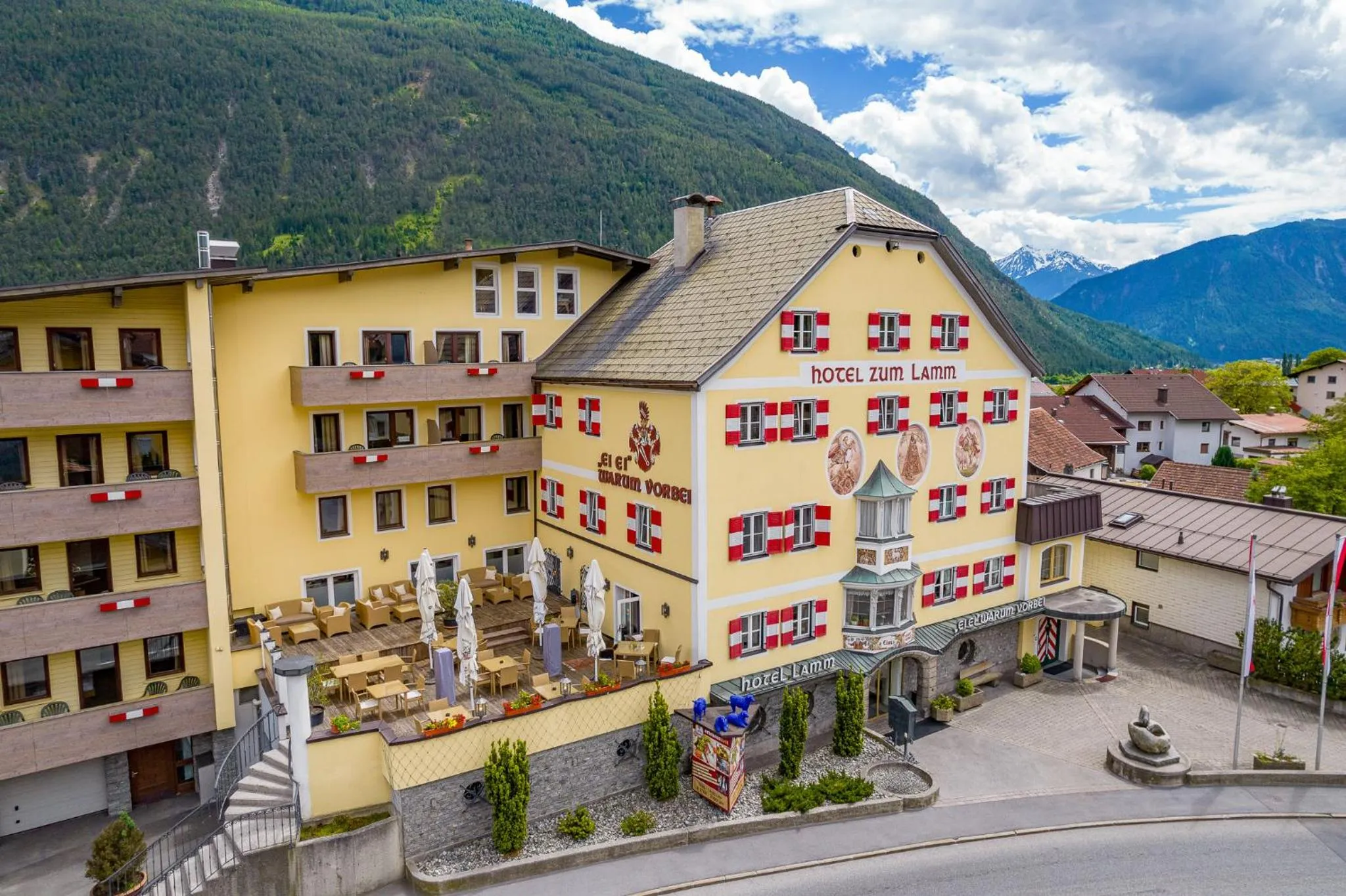 Bird's eye view in Hotel zum Lamm