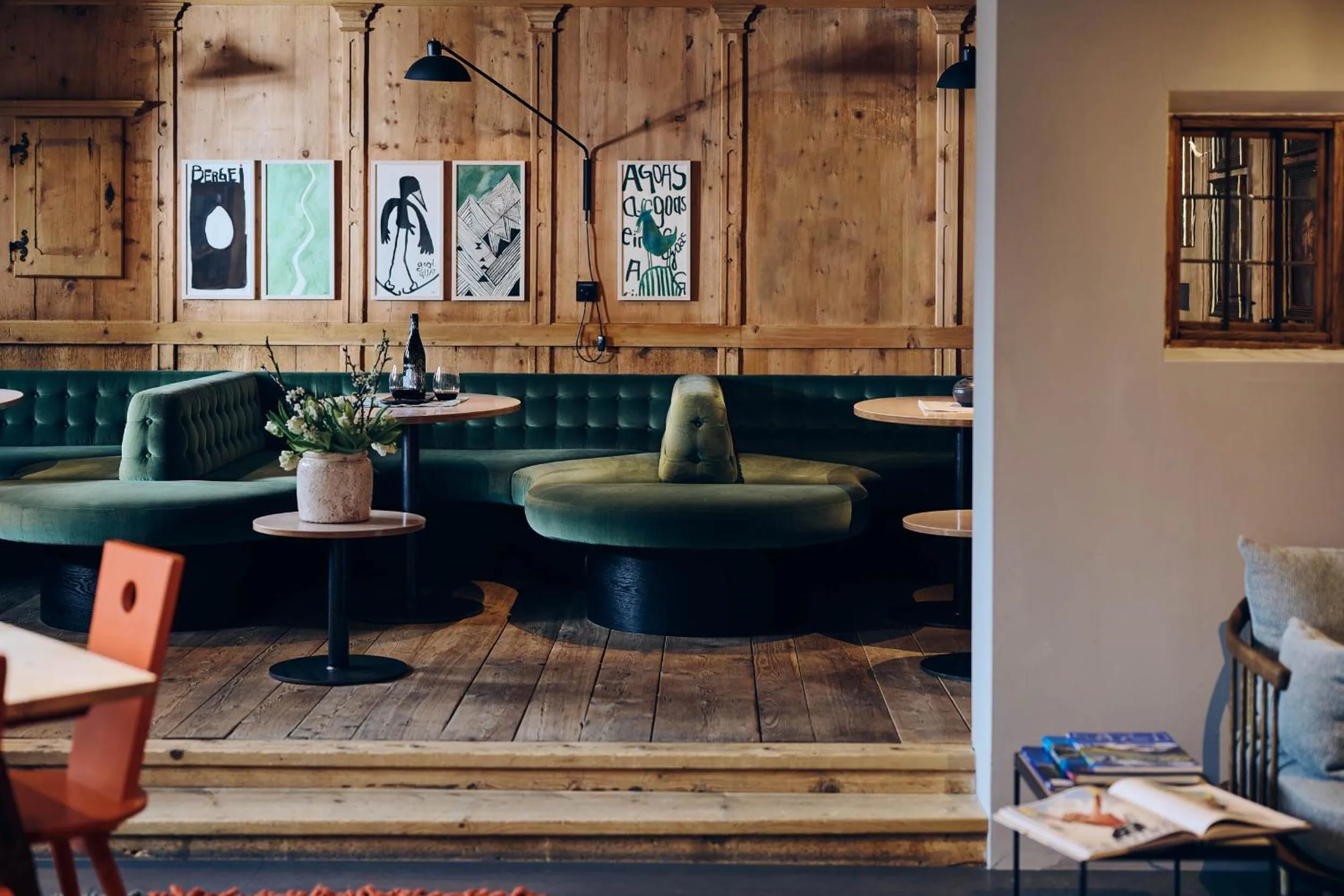 Seating area in Schönherr Haus