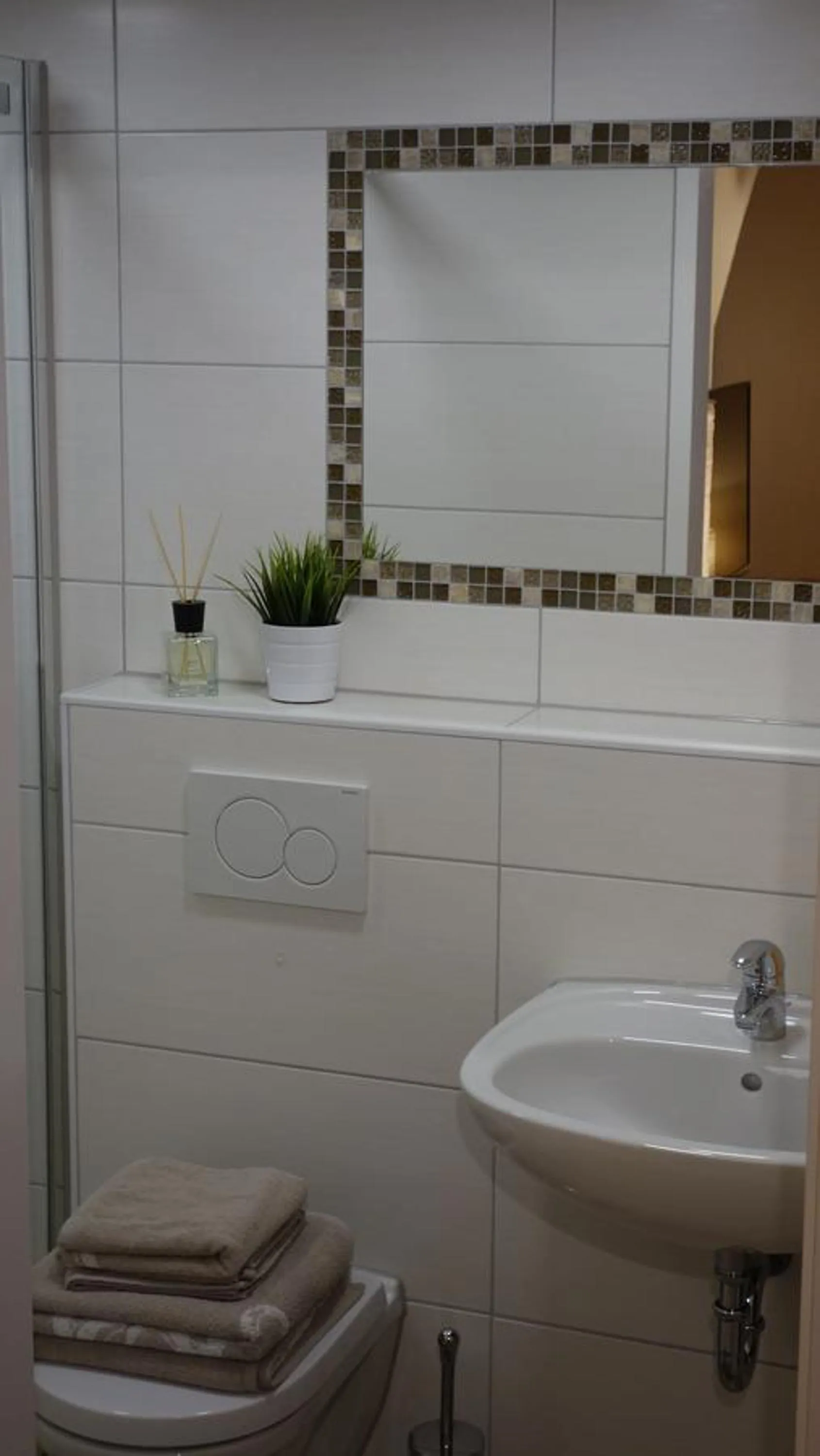 Bathroom in Nürnberg Apart - Business Apartment