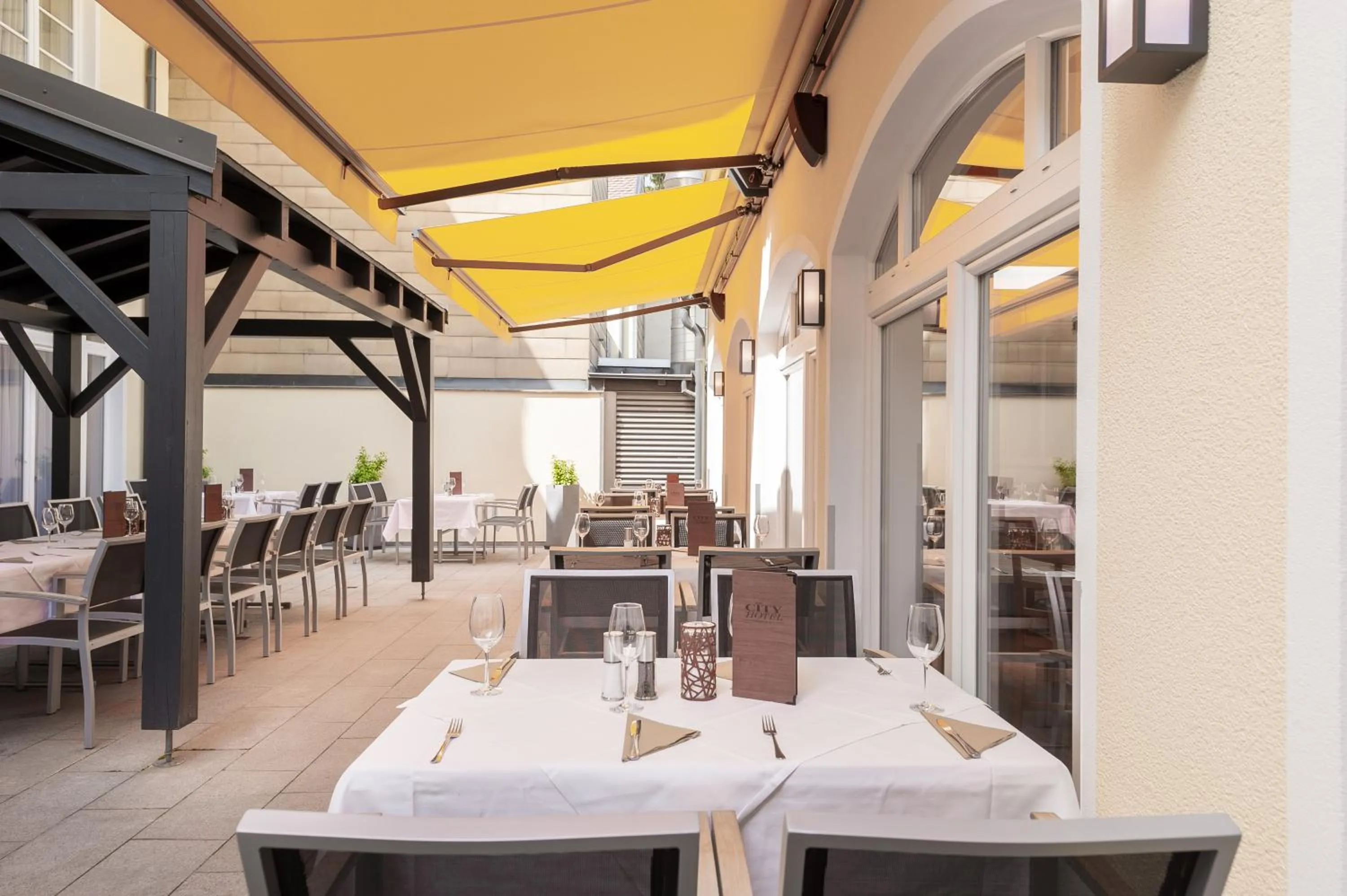 Balcony/Terrace in City Hotel Stockerau