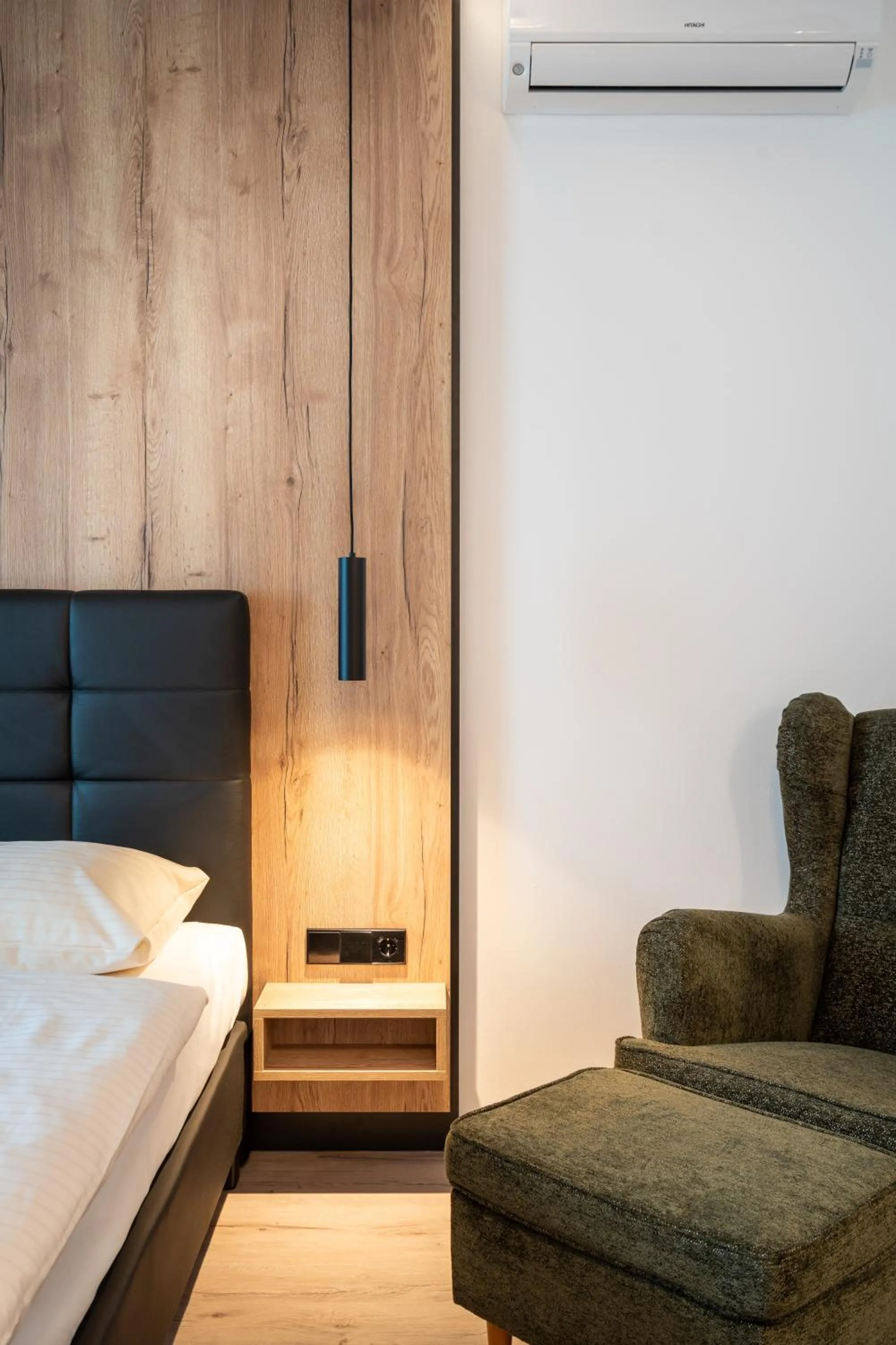 Bed in City Hotel Stockerau