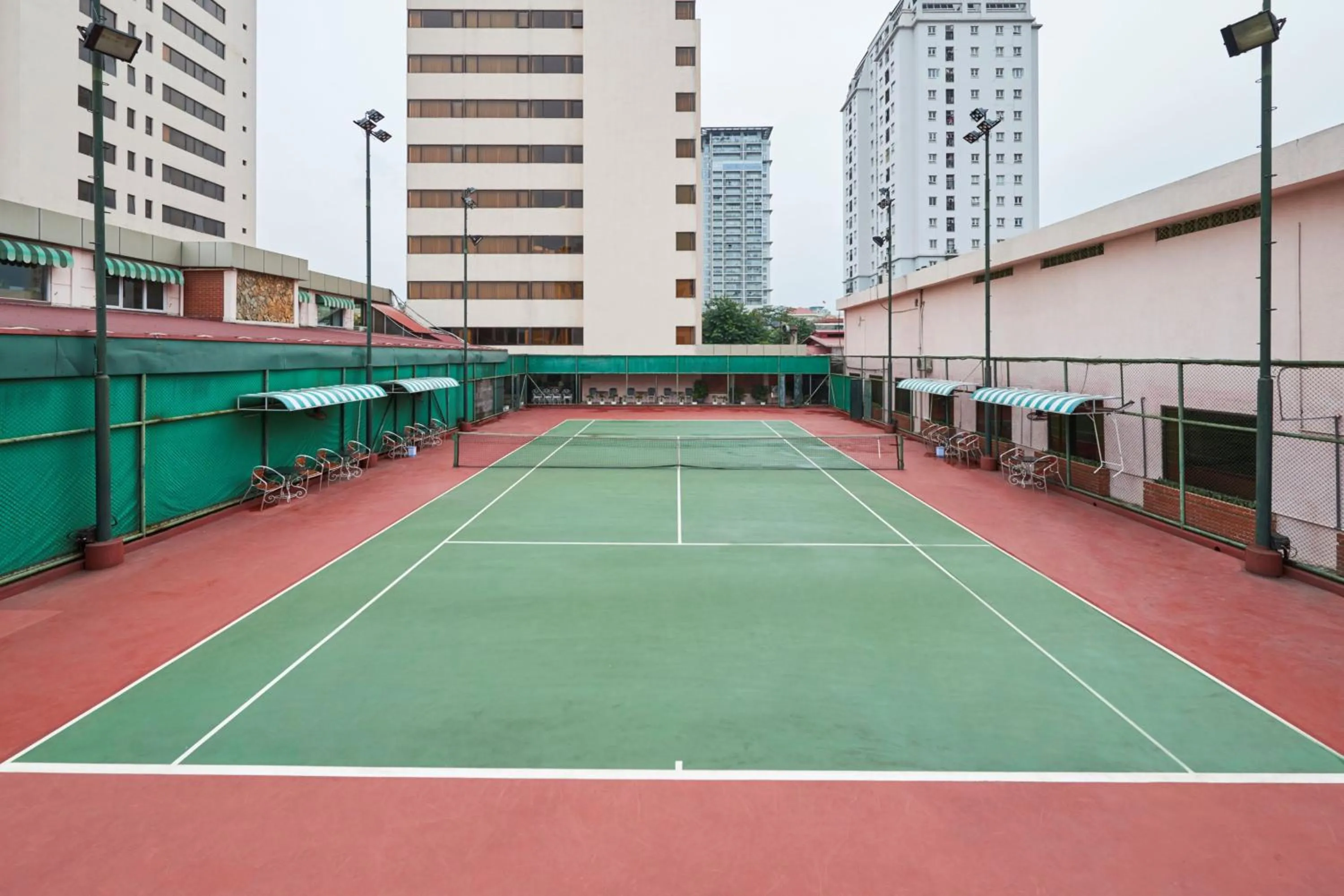 Tennis court in Hanoi Hotel