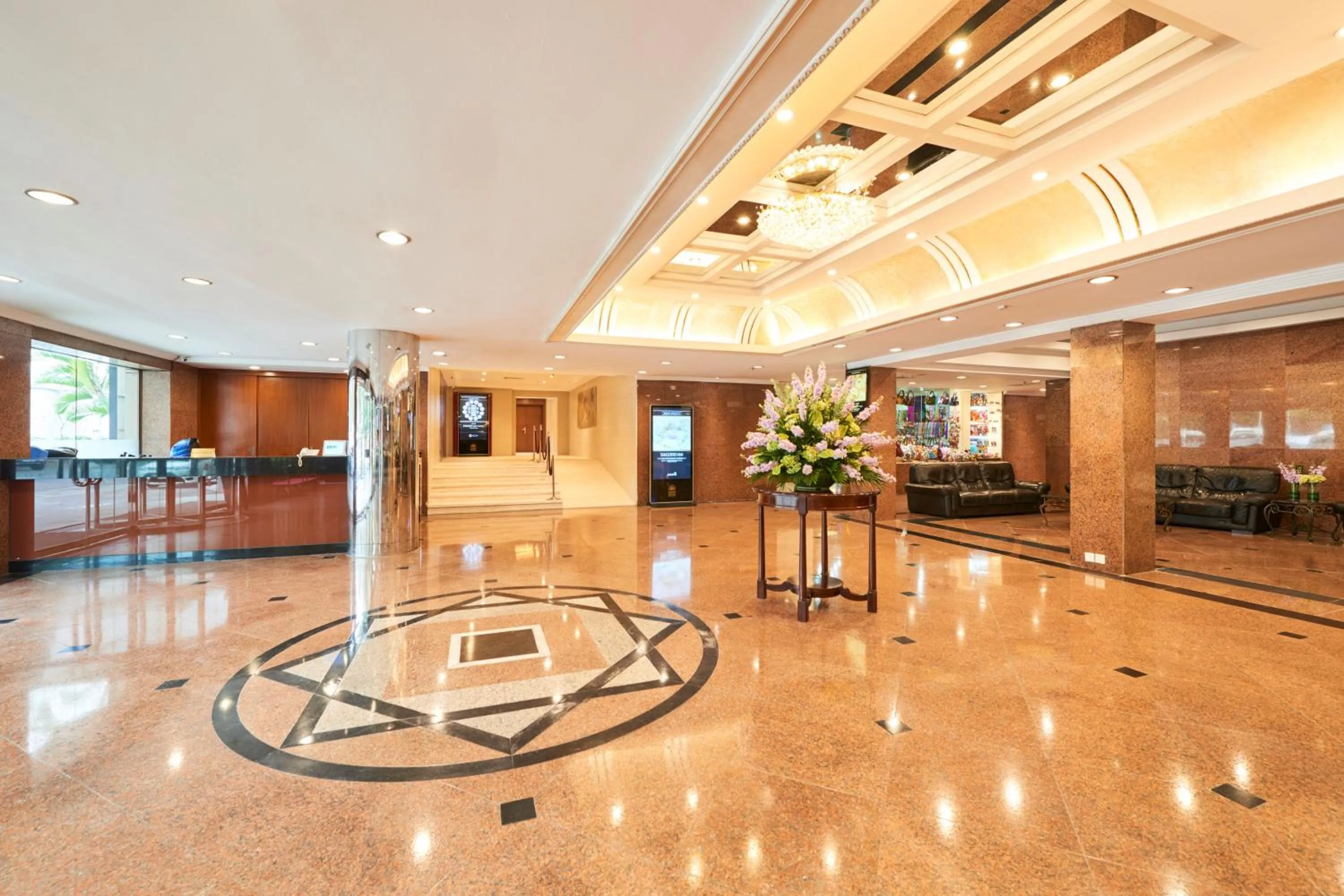 Lobby or reception in Hanoi Hotel