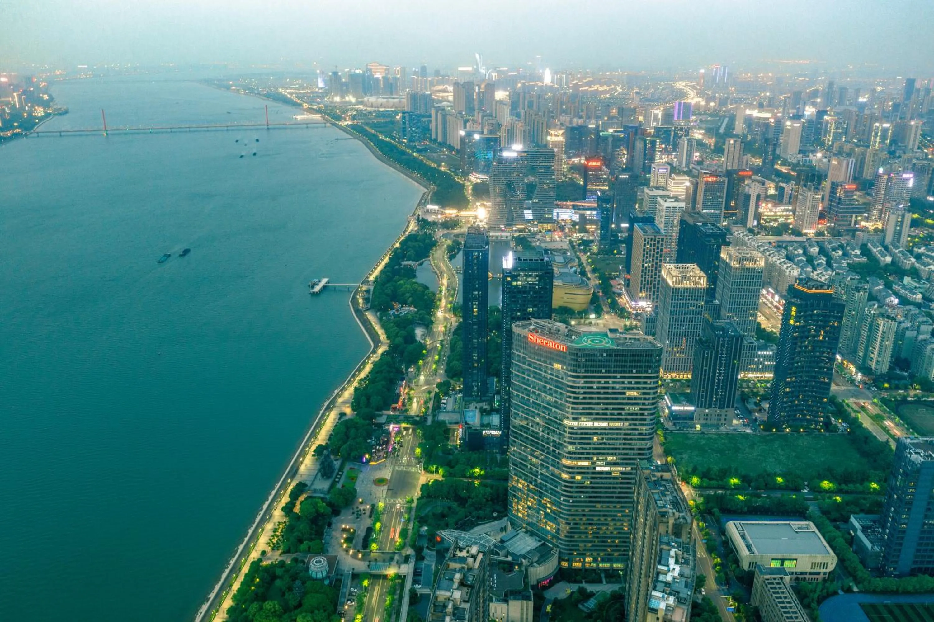 Property building in Sheraton Grand Hangzhou Binjiang Hotel