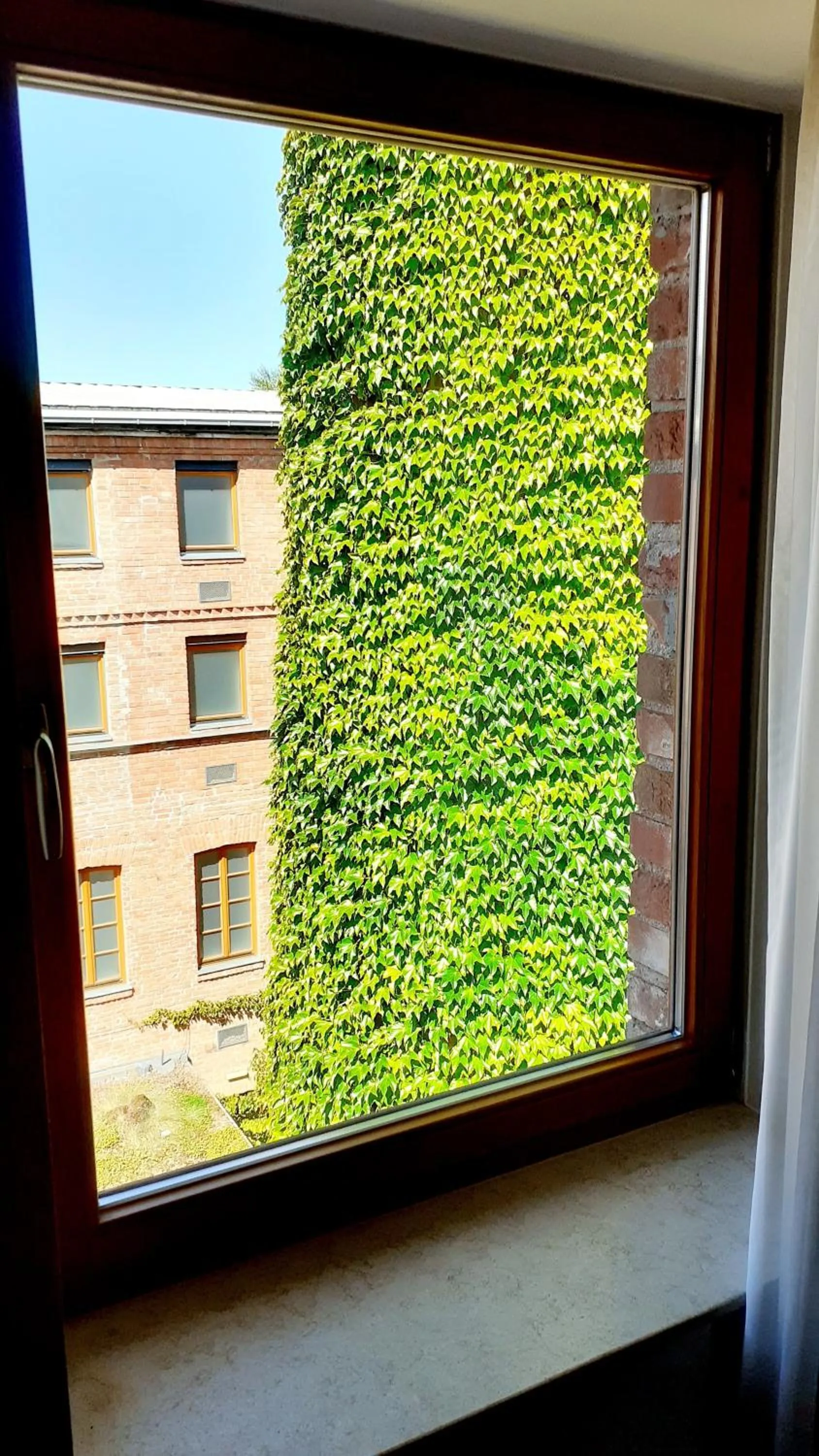 Garden view in Hotel Fabrik Wien