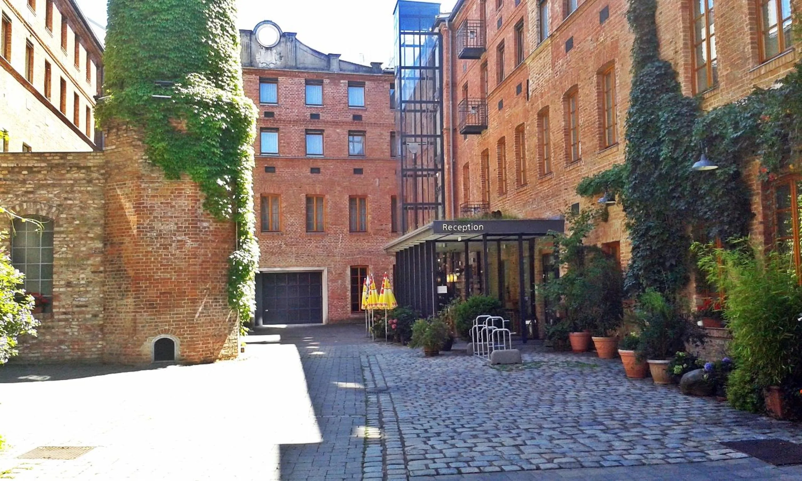 Property building in Hotel Fabrik Wien