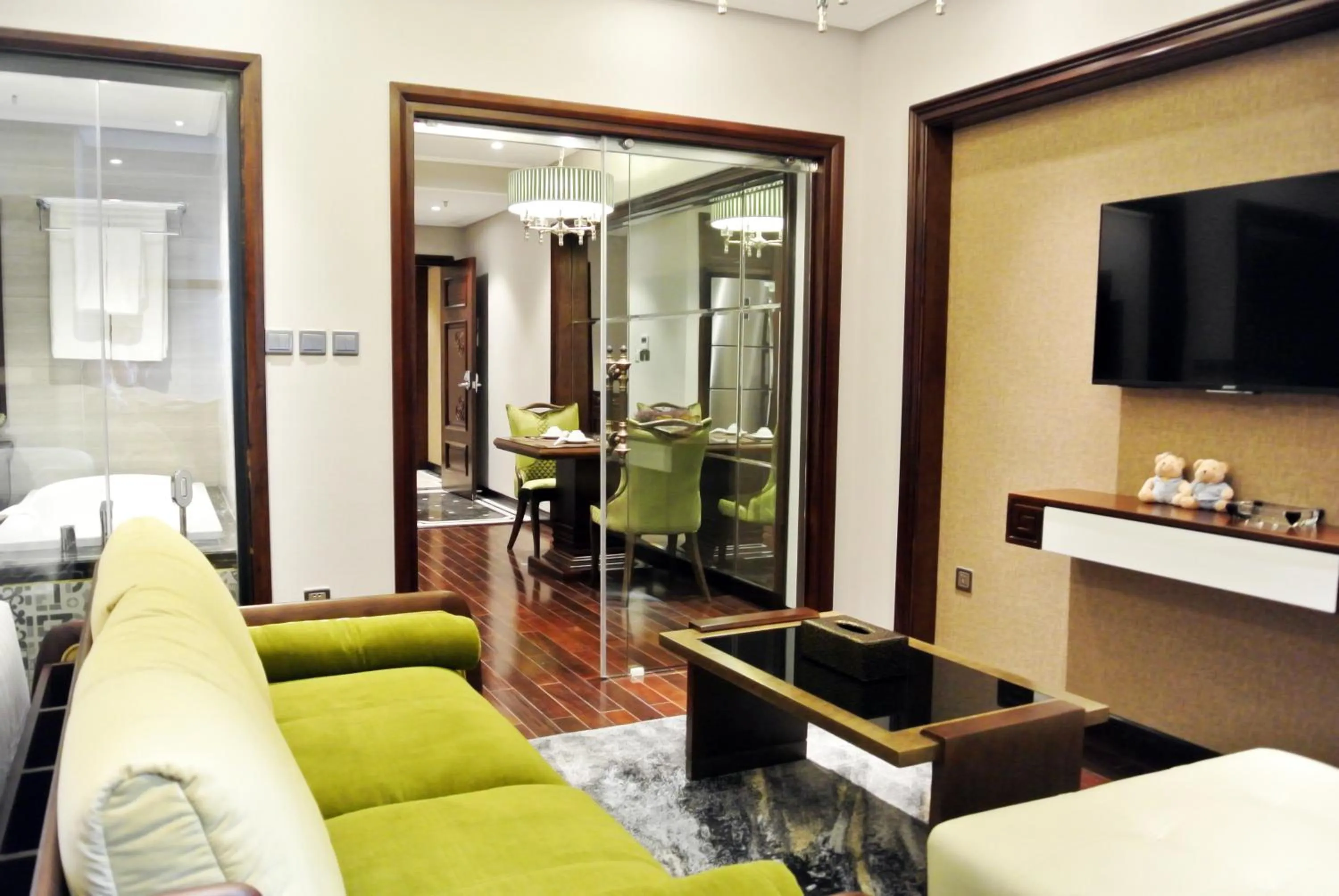 Living room in JB Serviced Apartment