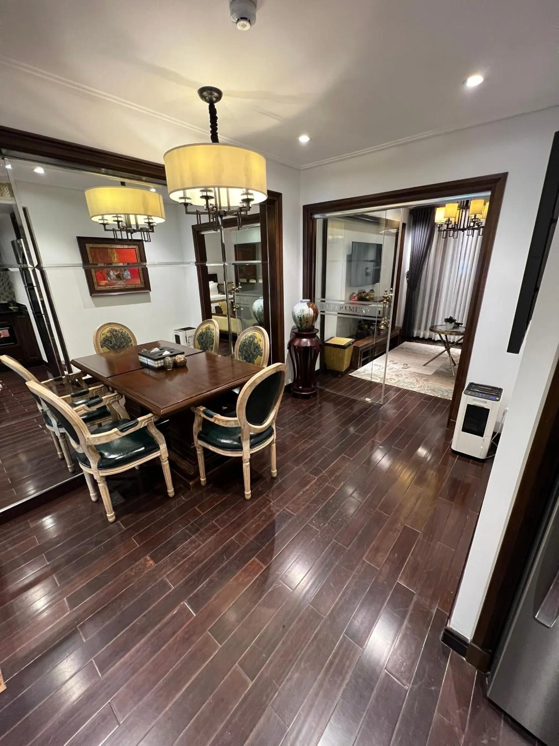 Seating area in JB Serviced Apartment