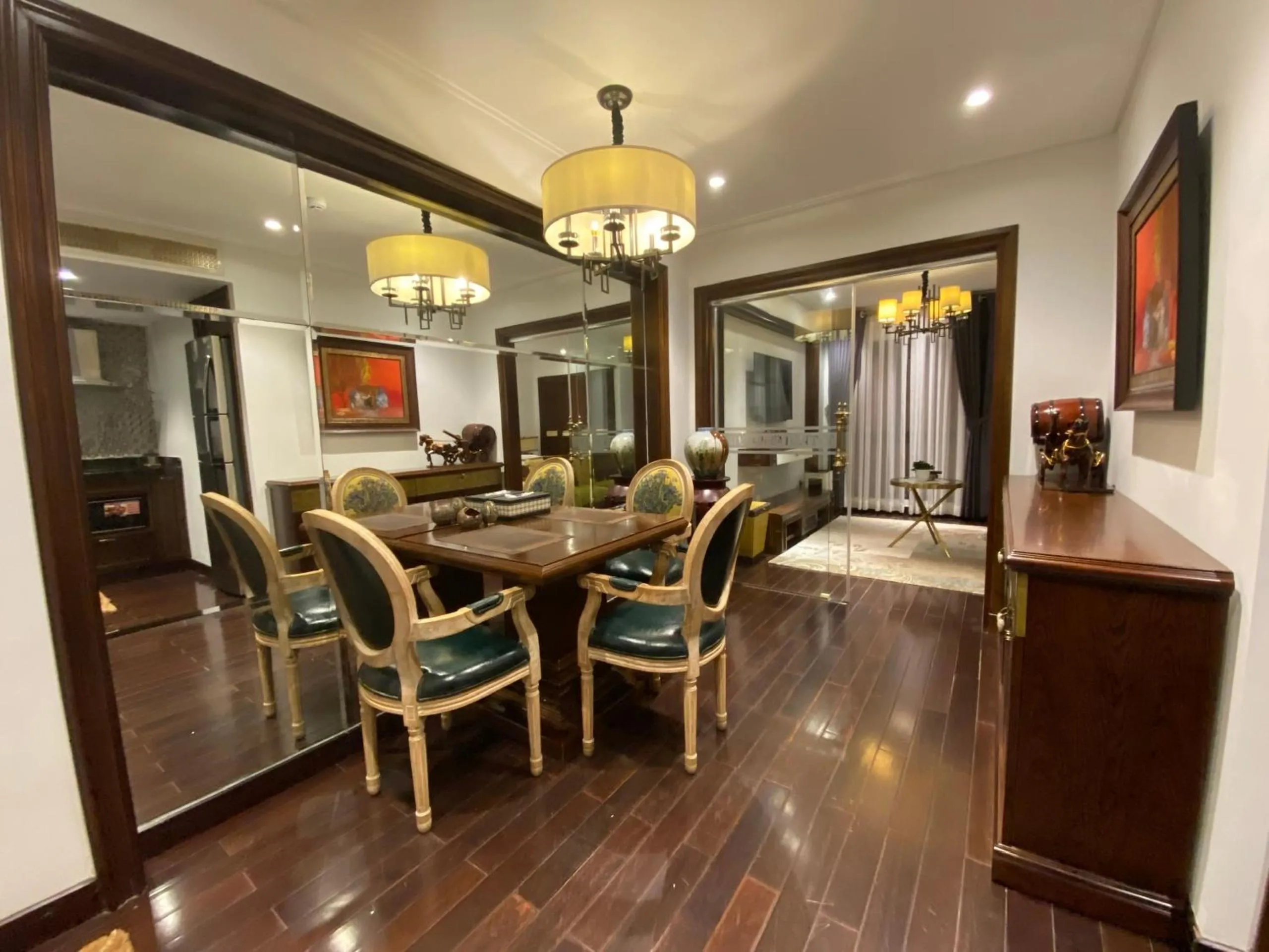 Dining area in JB Serviced Apartment