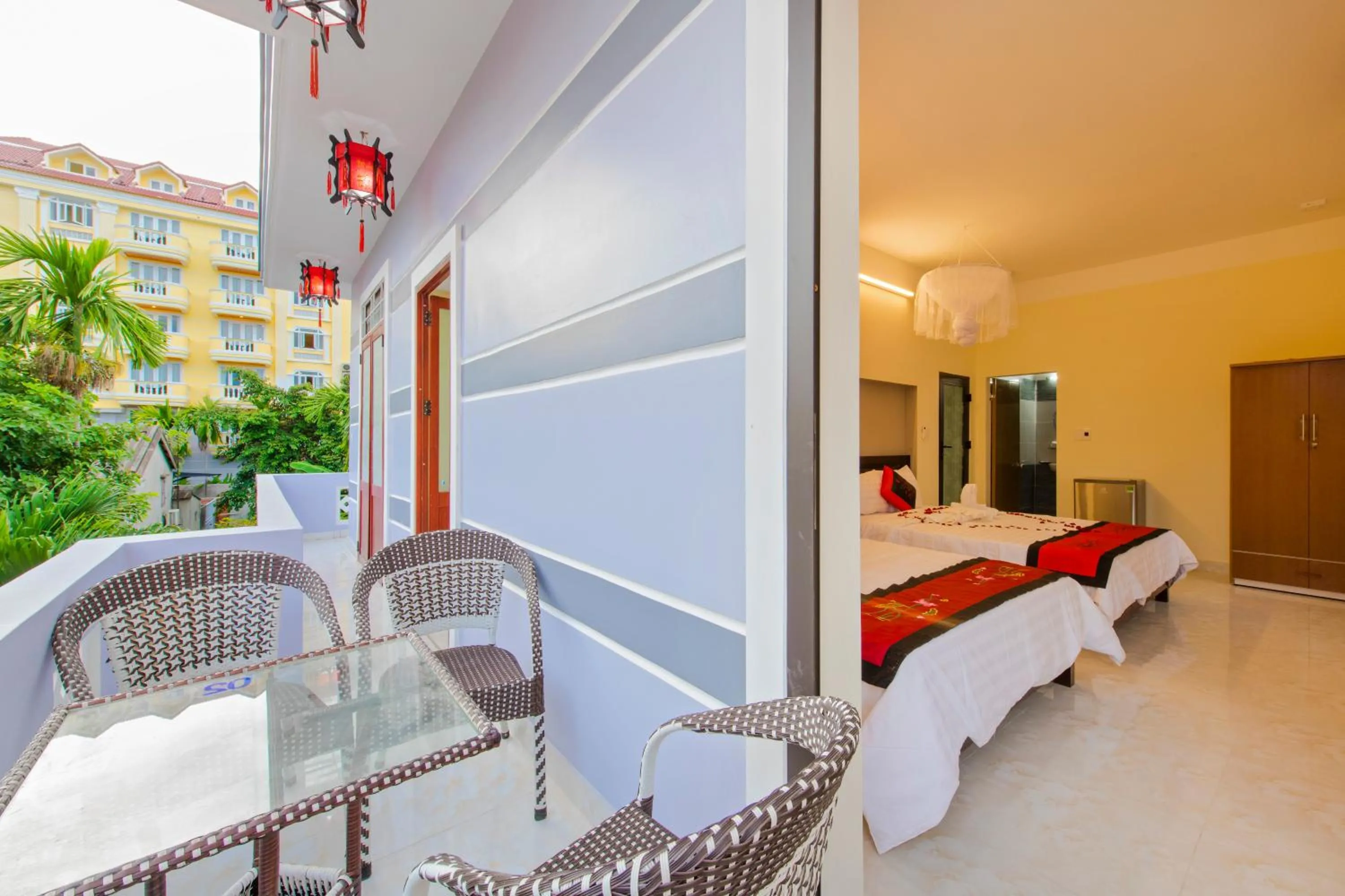 Bed in Bougain Villeas Homestay