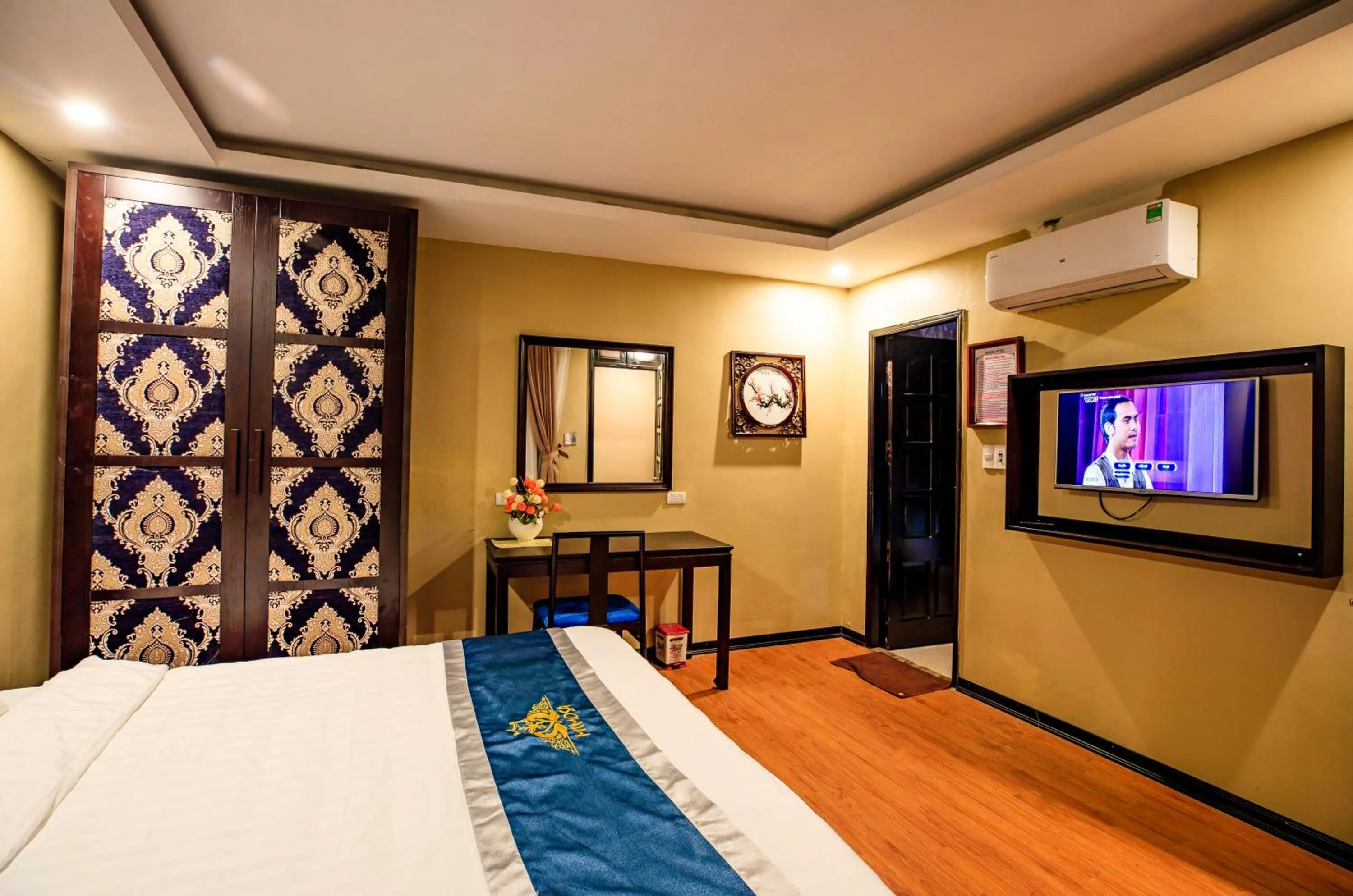 Bed in Mimosa Hotel Sapa