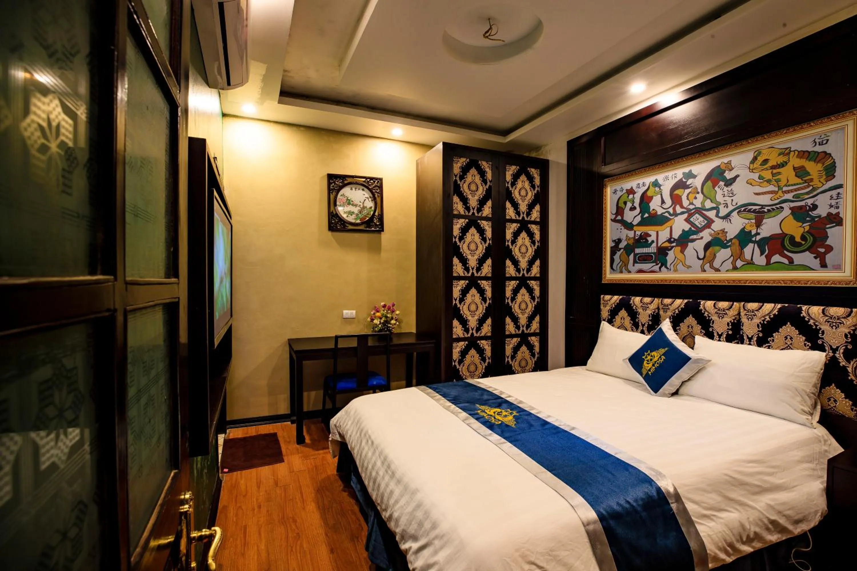 Bed in Mimosa Hotel Sapa