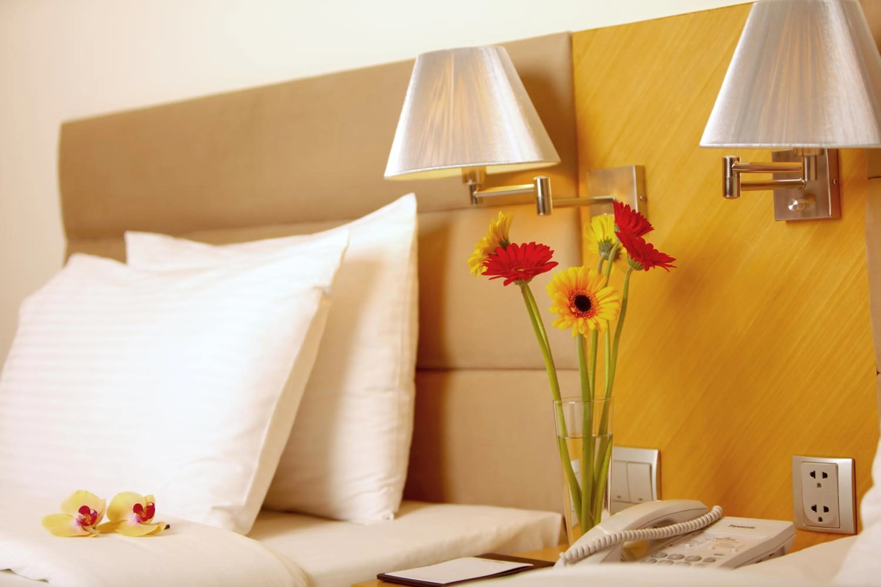 Bed in Liberty Central Saigon Centre Hotel