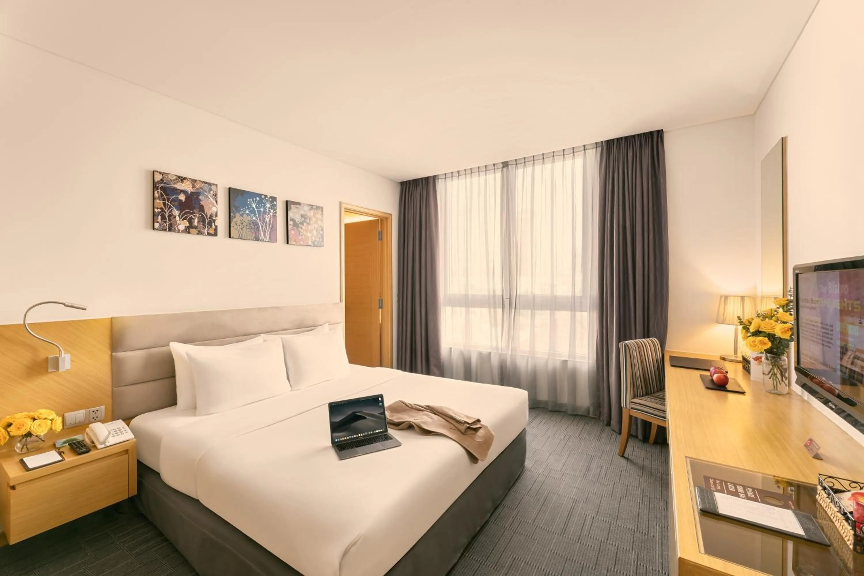 Bed in Liberty Central Saigon Centre Hotel