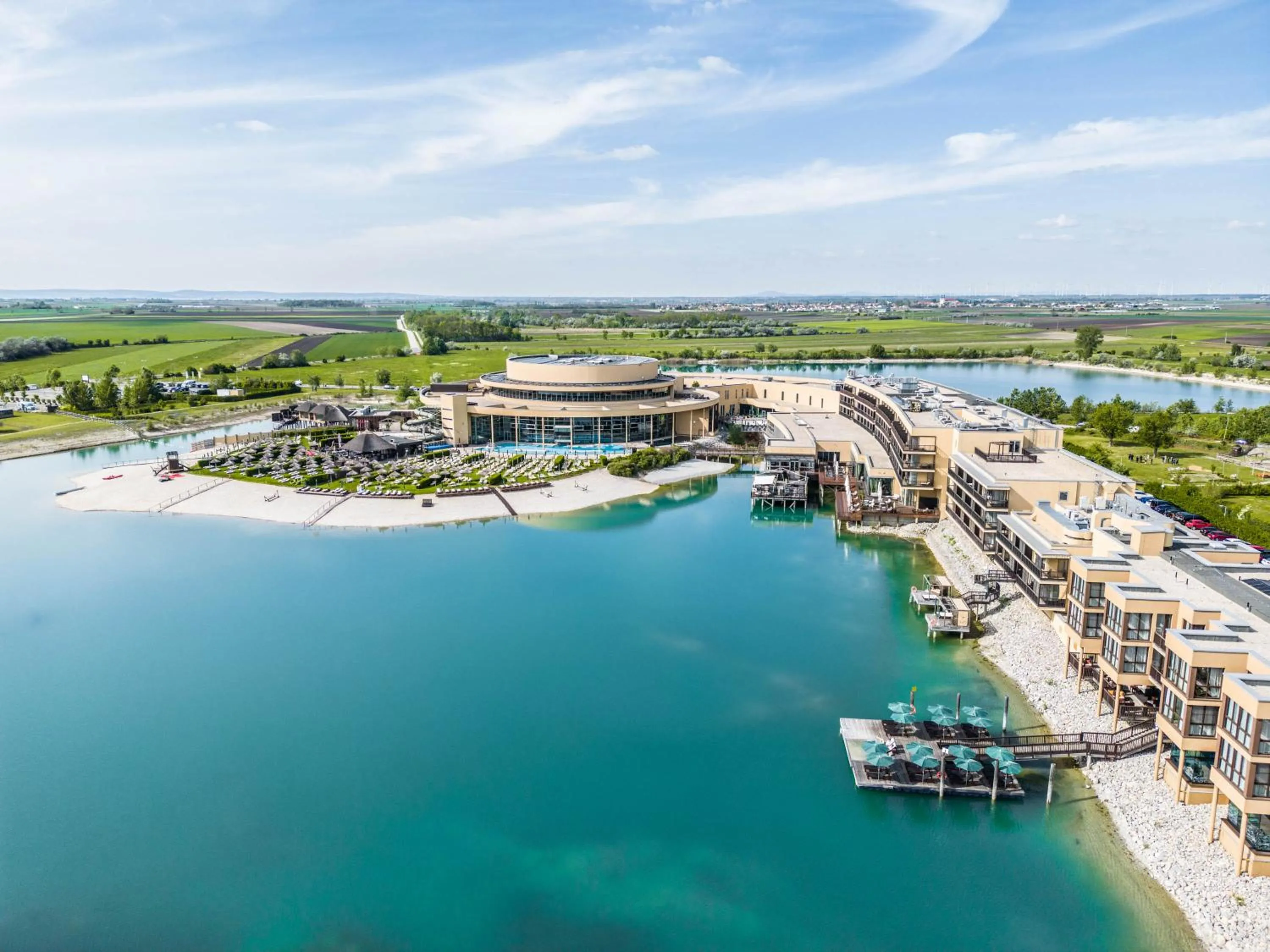 Hot Spring Bath in St. Martins Therme & Lodge