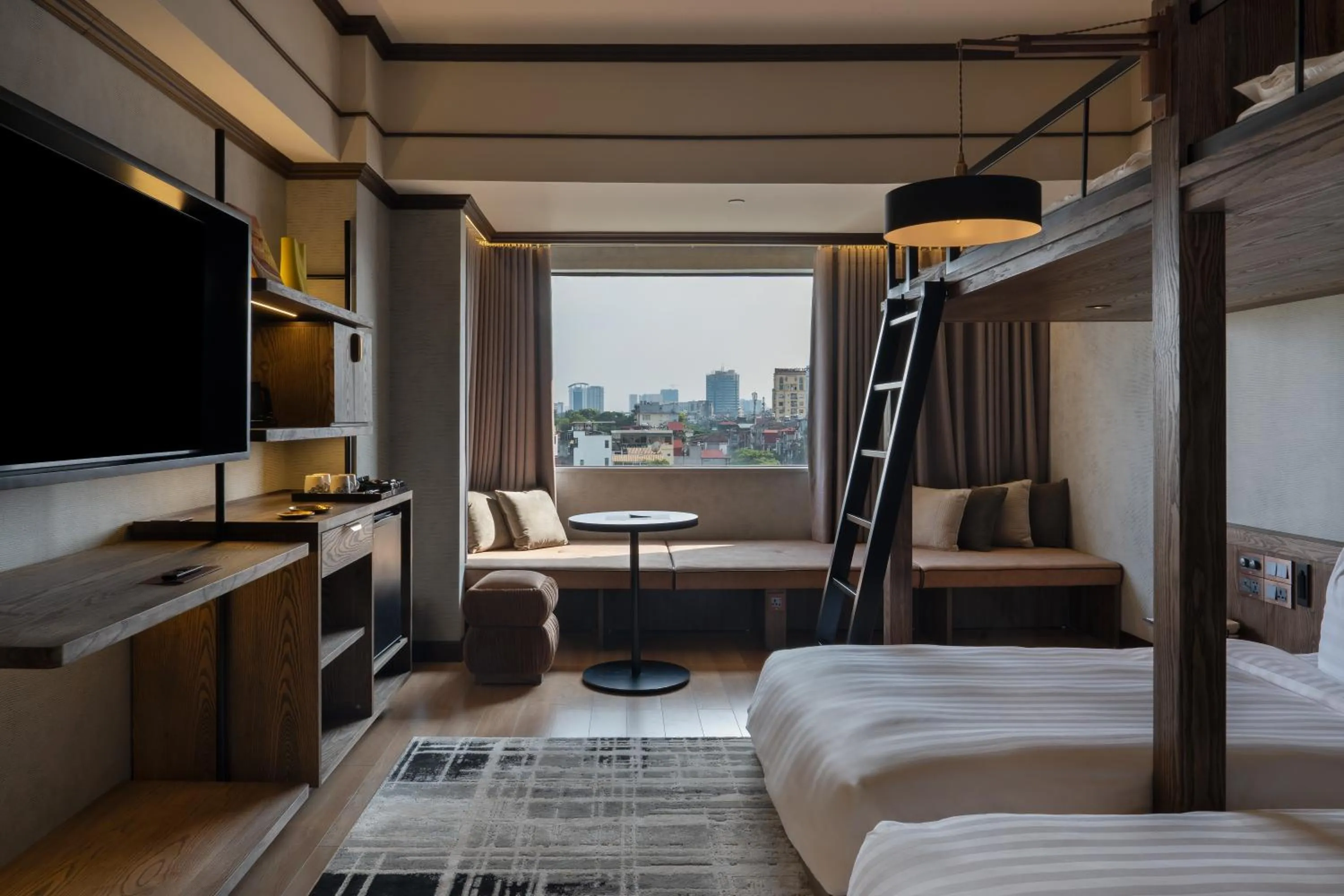 Bed in Hôtel du Parc Hanoï