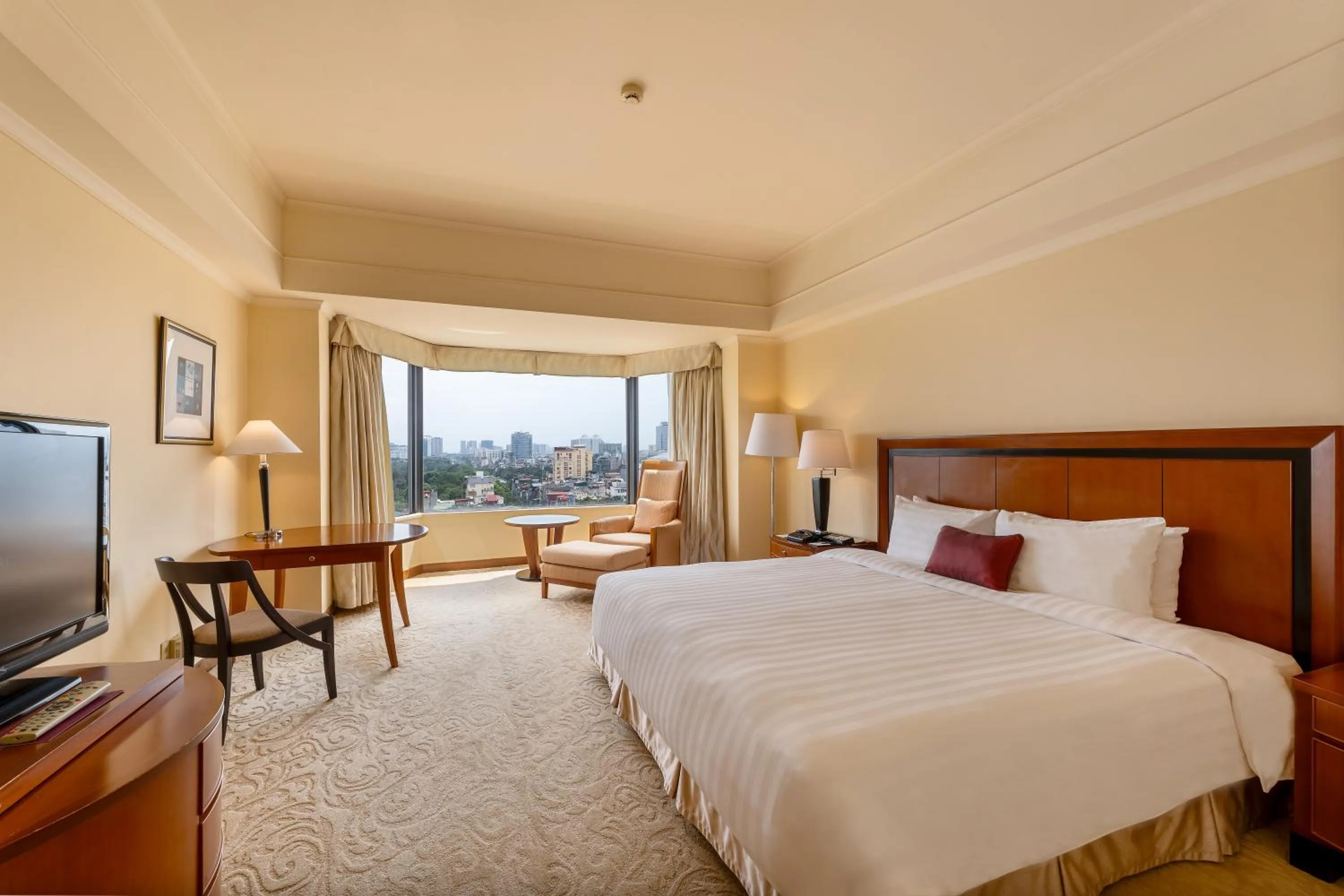 Bed in Hôtel du Parc Hanoï