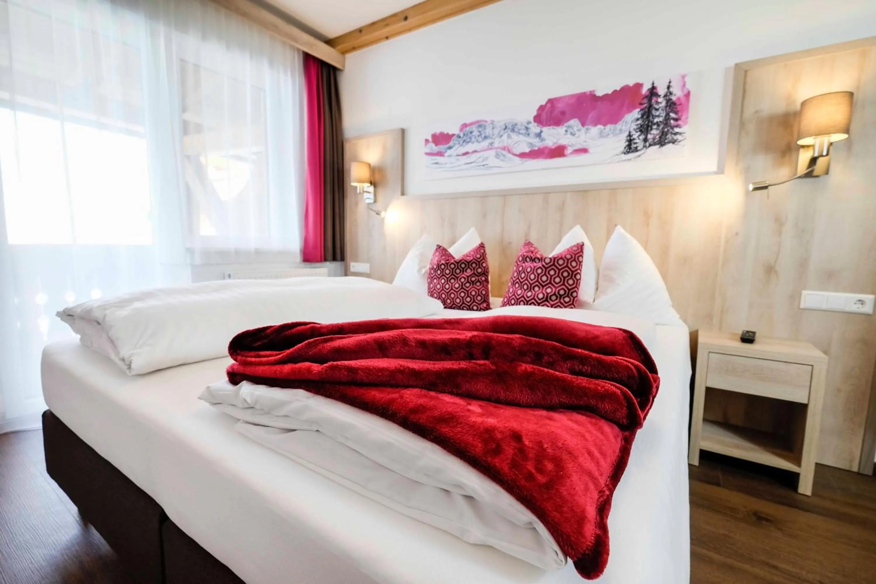 Bed in Haus Karnia Appartements & Zimmer