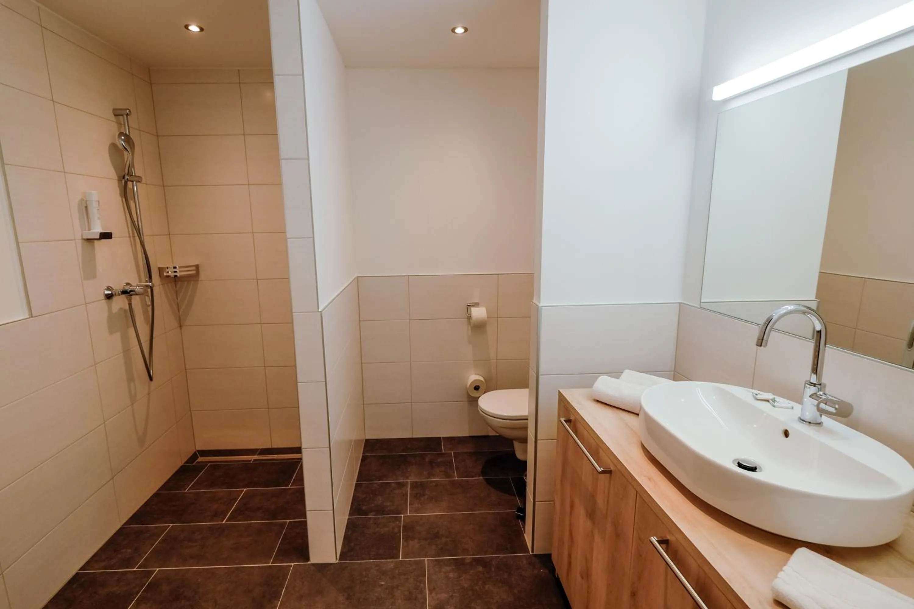 Shower in Haus Karnia Appartements & Zimmer