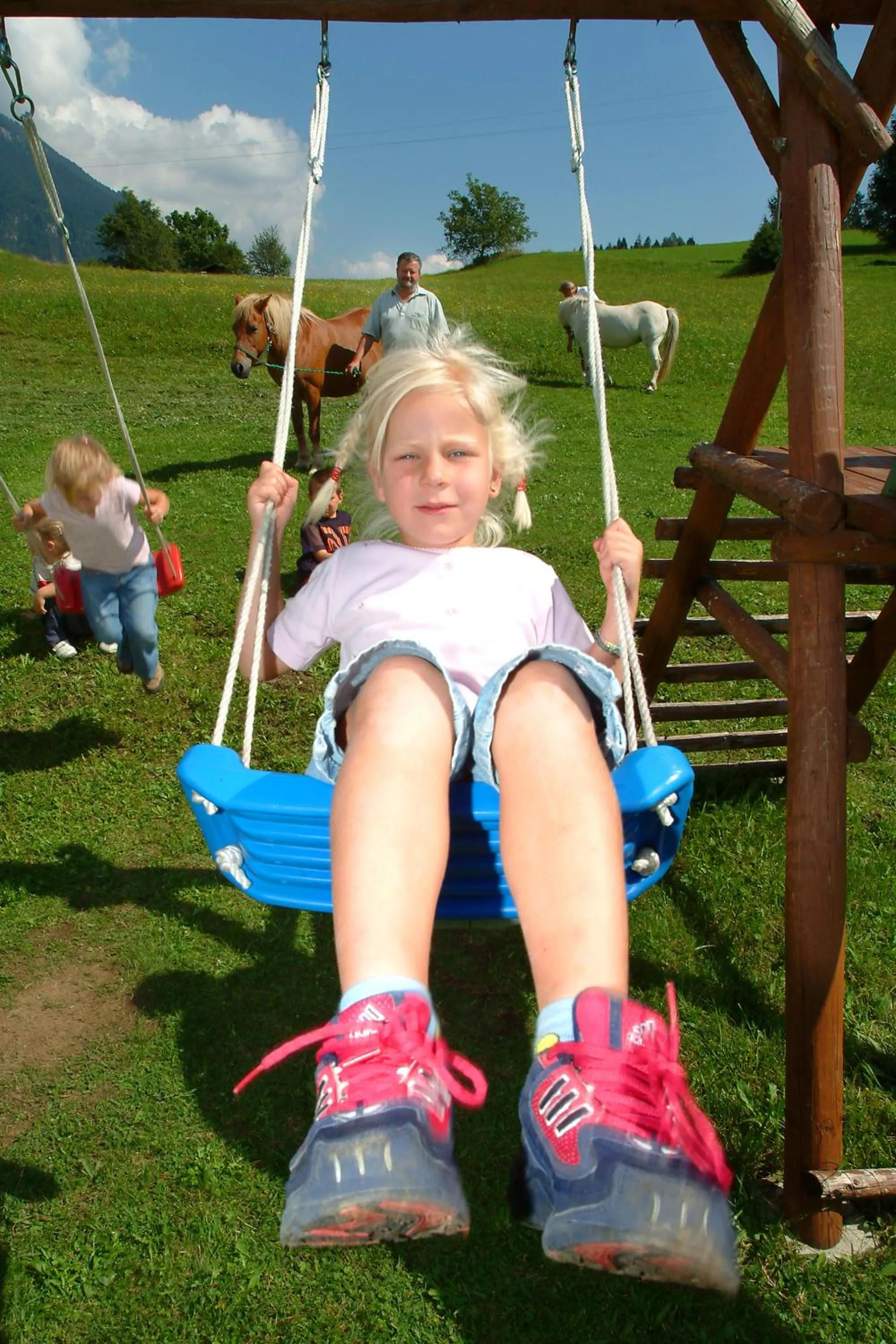 Children play ground in Haus Karnia Appartements & Zimmer