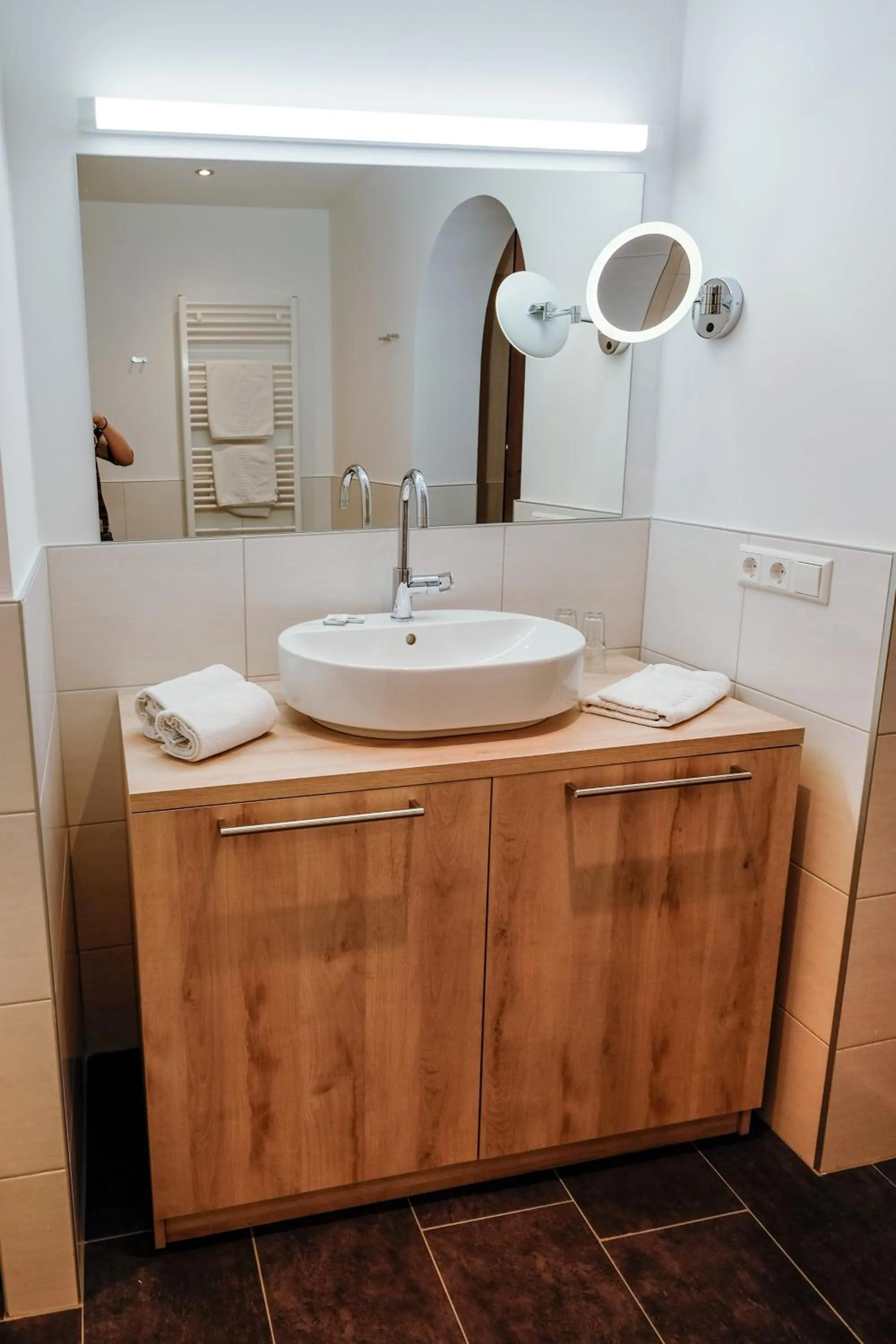Shower in Haus Karnia Appartements & Zimmer