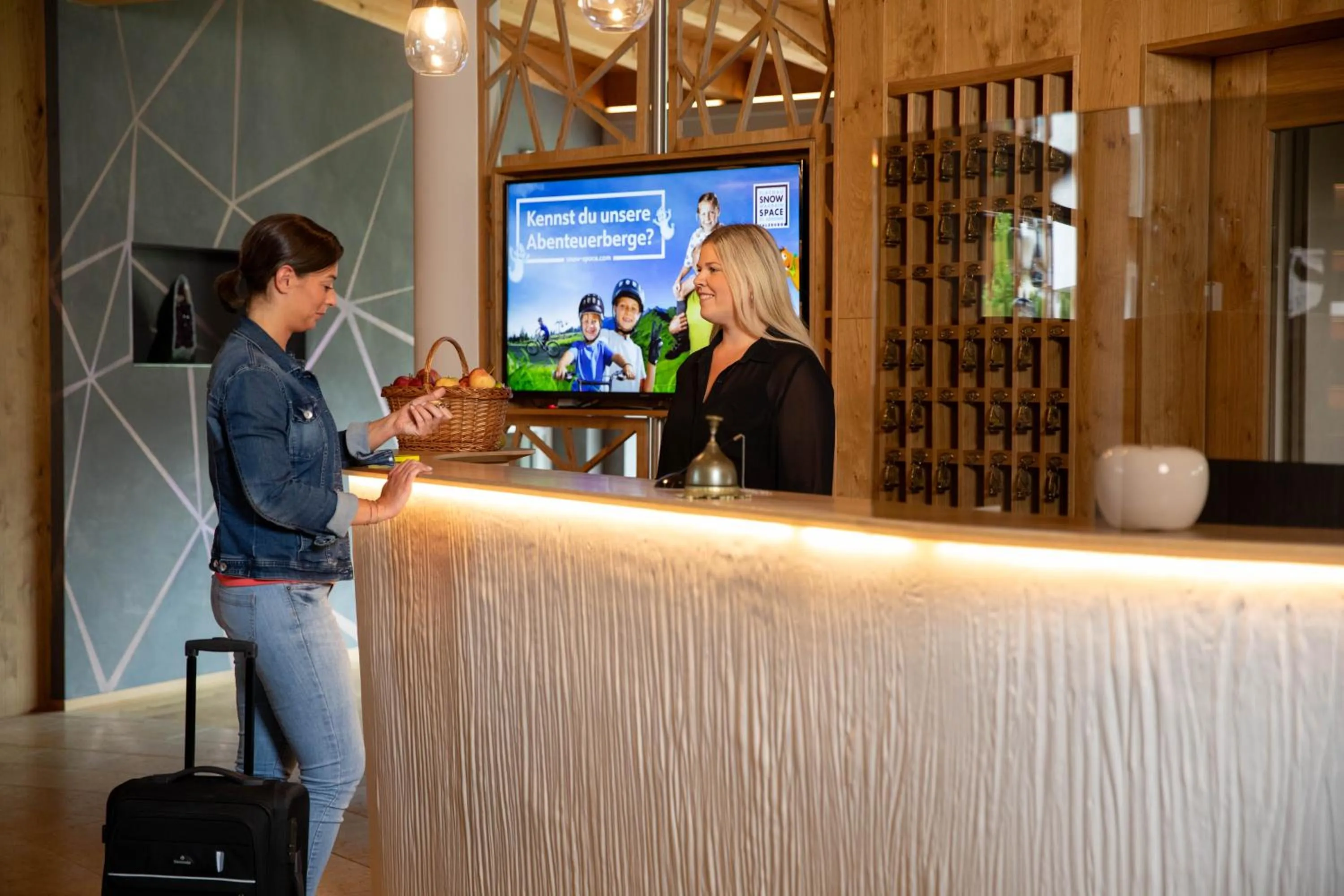 Lobby or reception in Alpina Wagrain