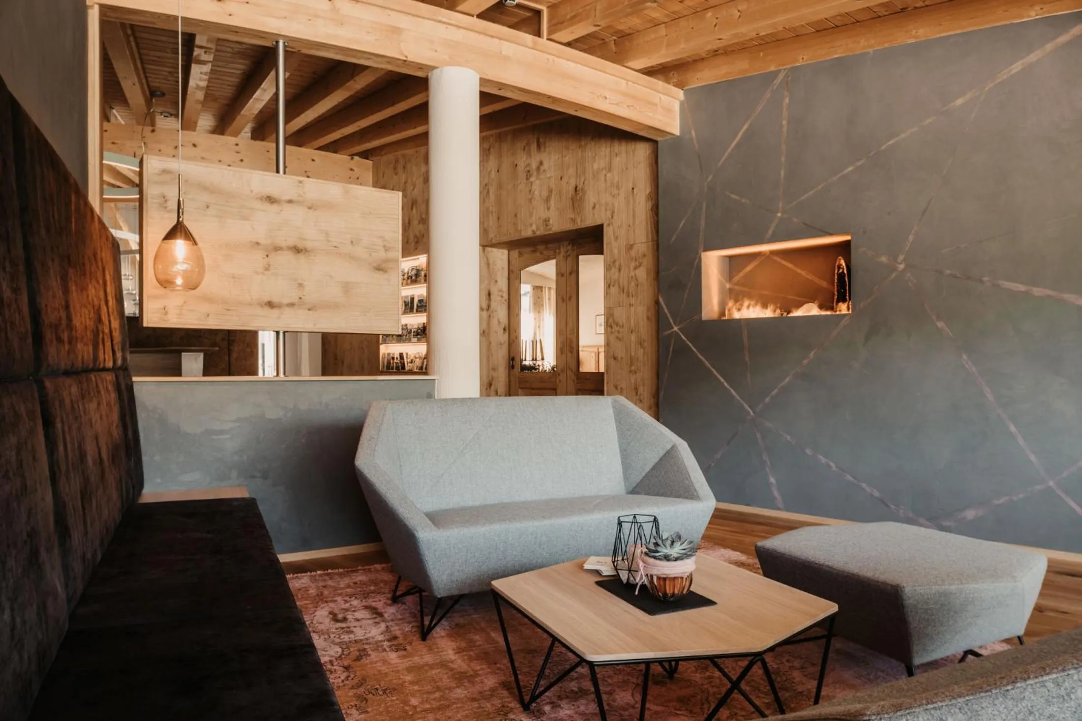 Lounge or bar in Alpina Wagrain