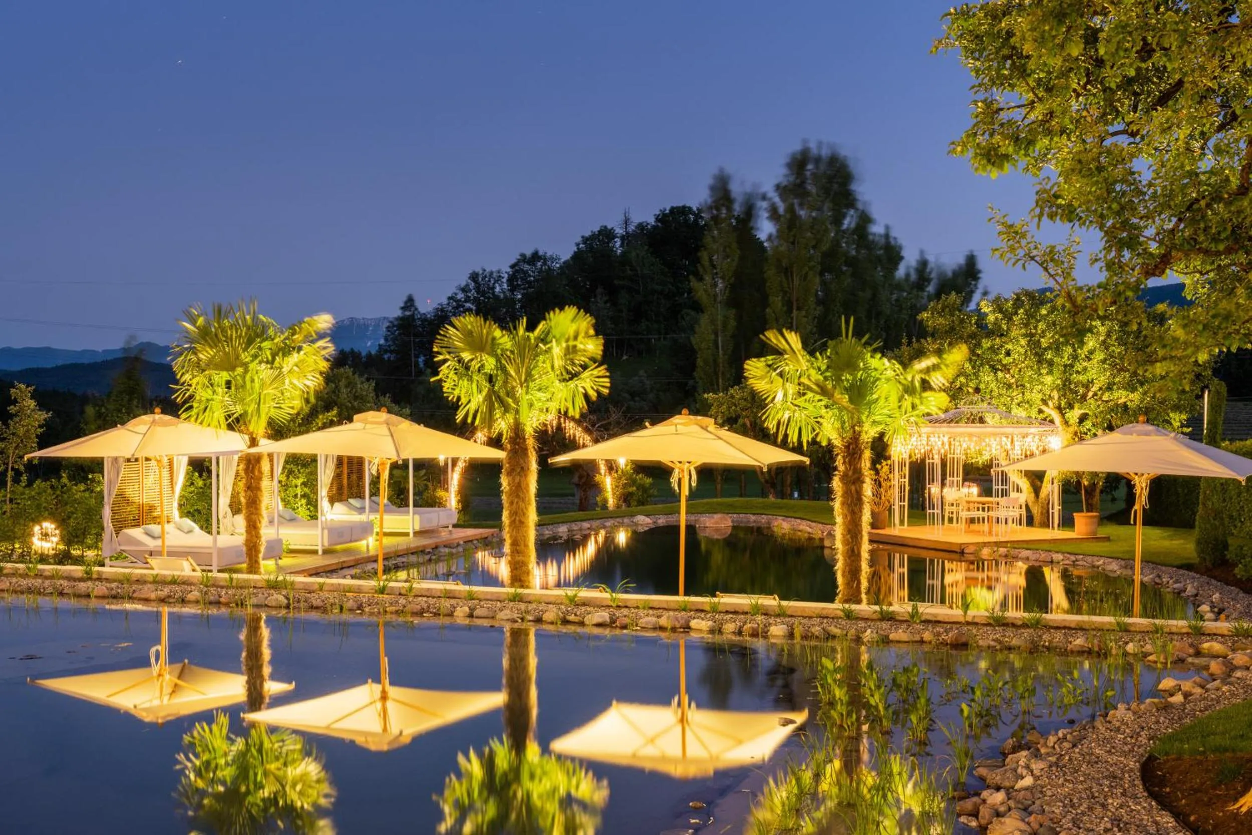 Garden view in Das Moerisch