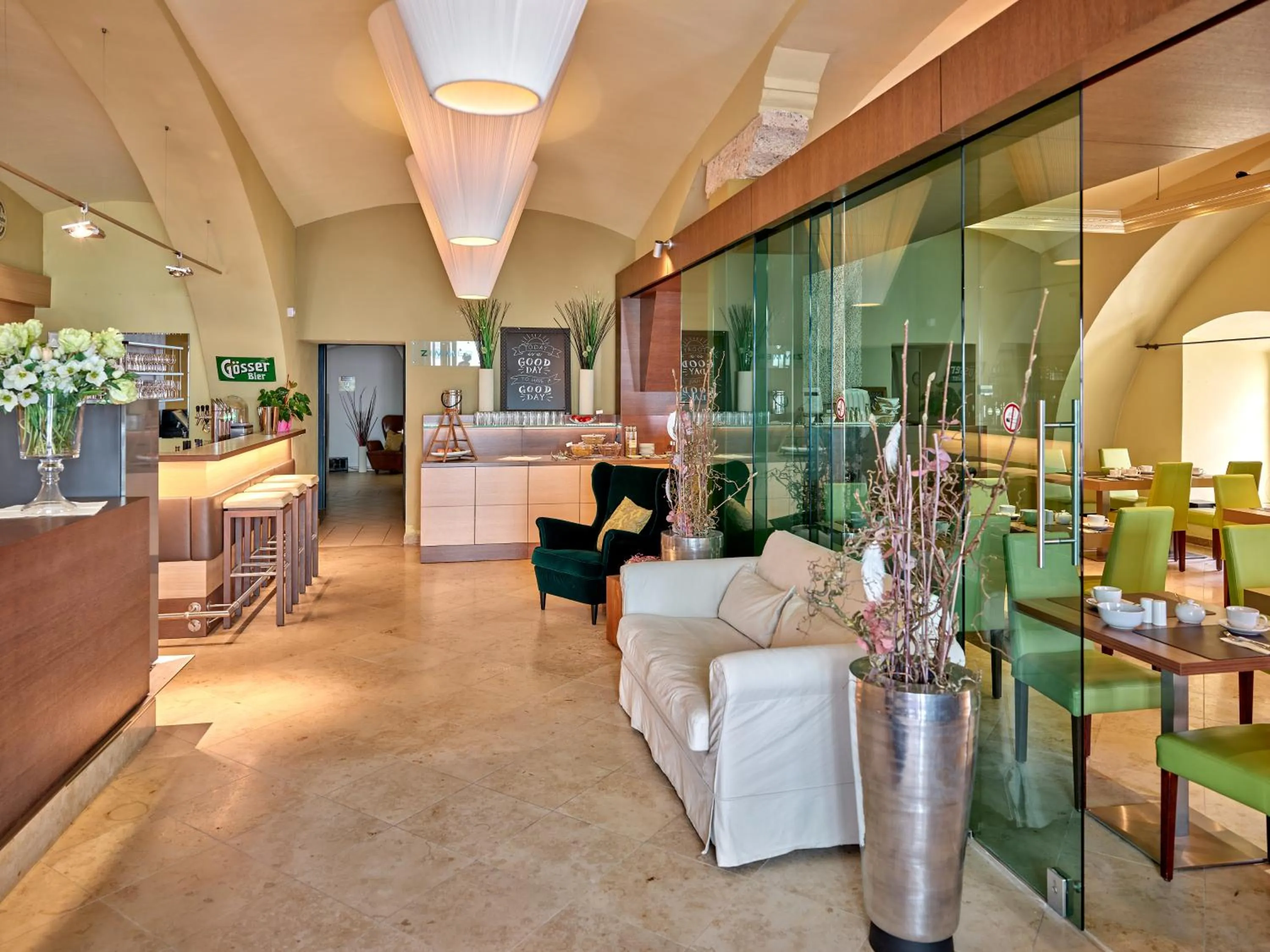 Lobby or reception in Stadthotel Schärding