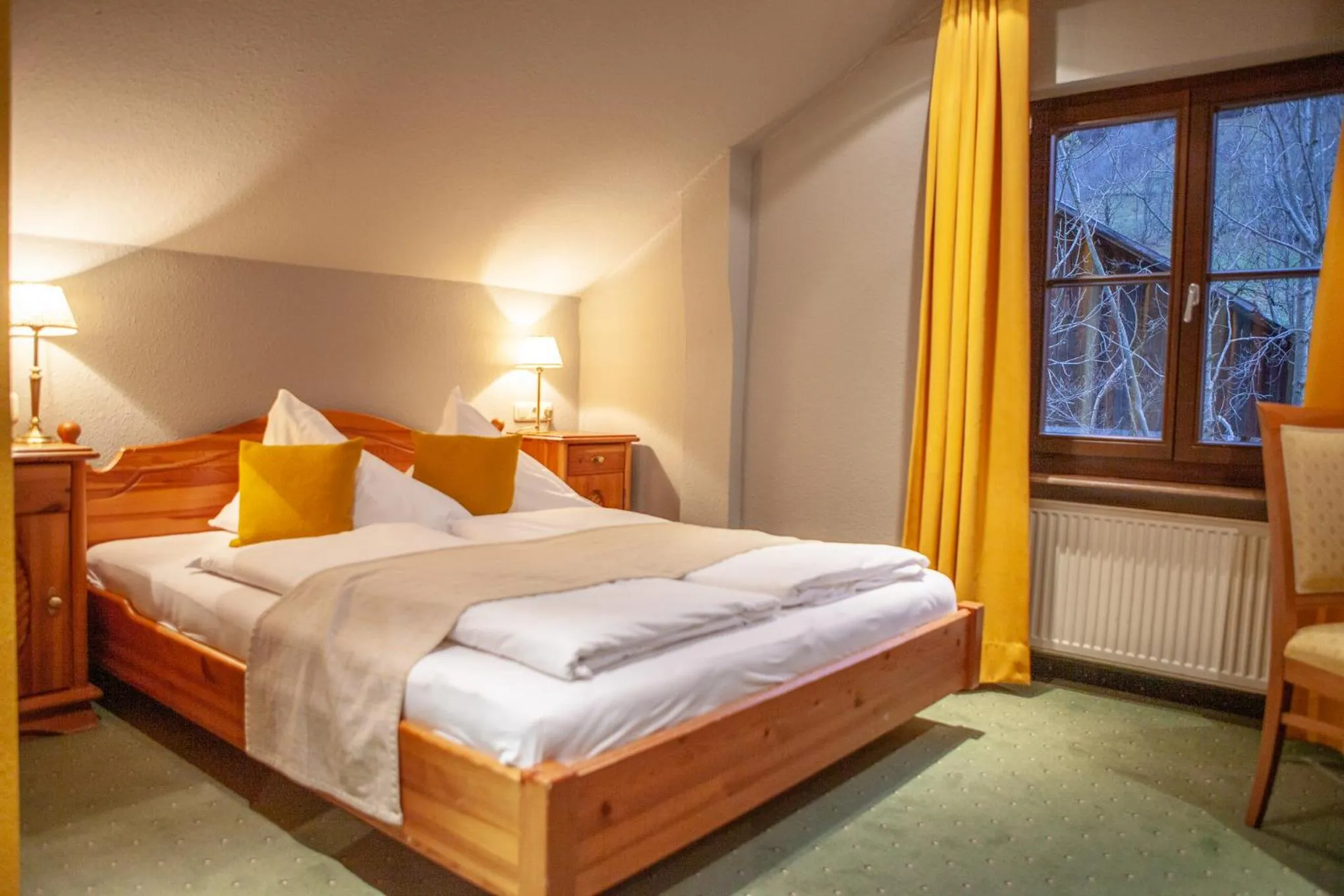 Bedroom, Bed in Walliserhof