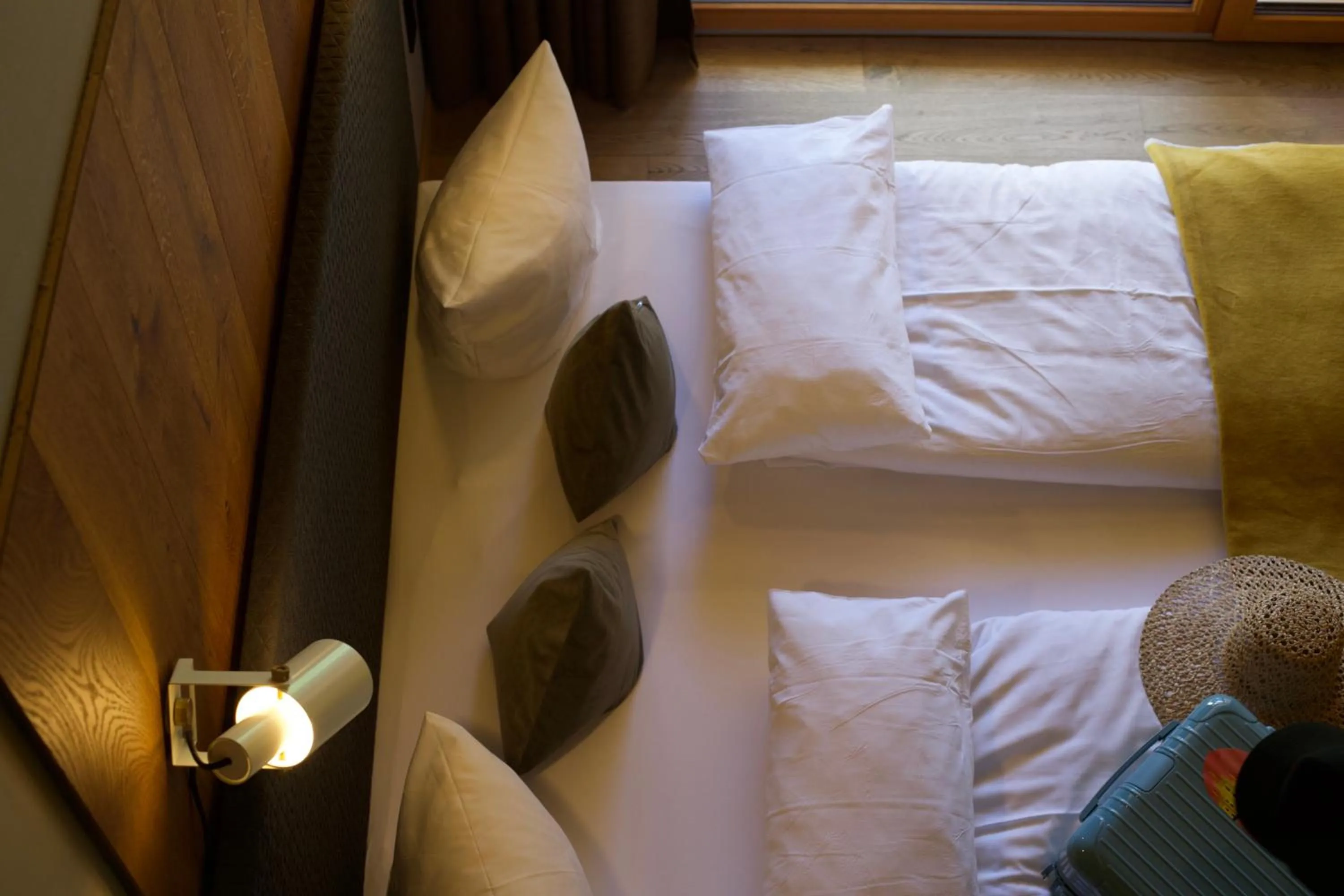 Photo of the whole room, Bed in Walliserhof