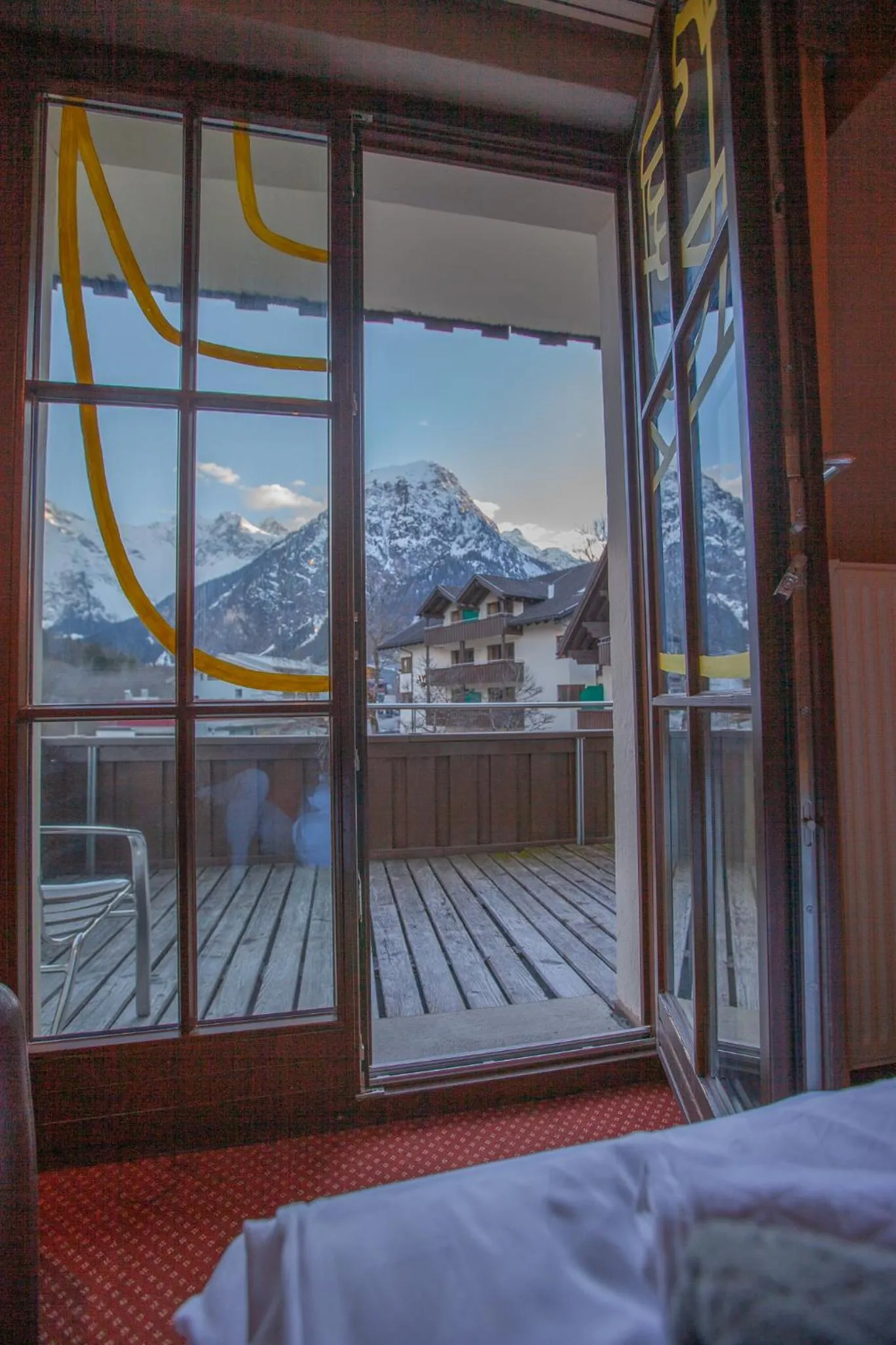 Balcony/Terrace, Bed in Walliserhof