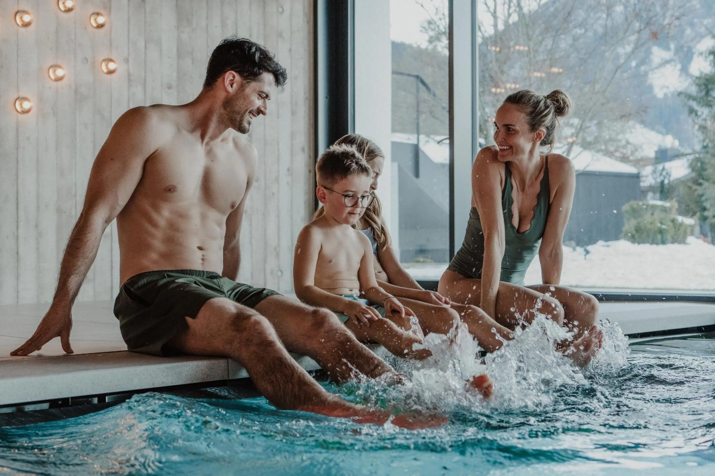 Swimming pool in Hotel Oberforsthof