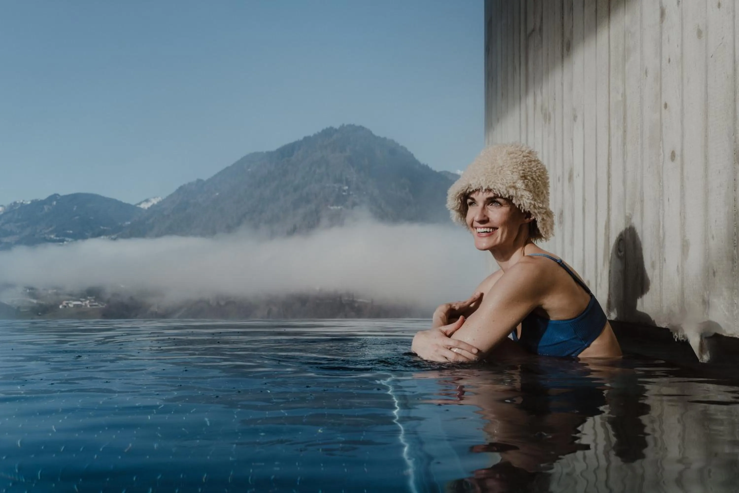 Swimming pool in Hotel Oberforsthof